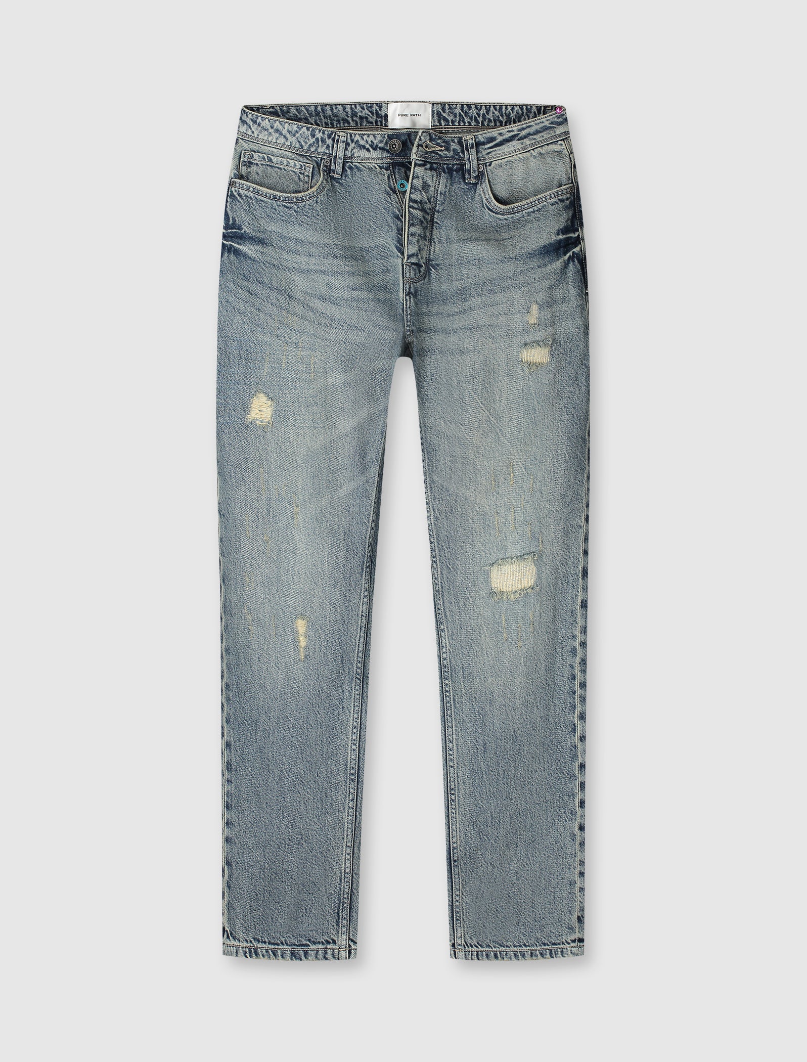 The Eric Regular Fit Jeans | Denim Blue Green