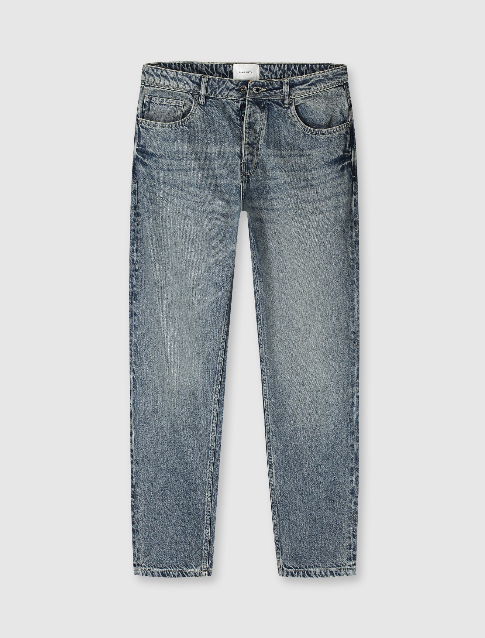 The Aiden Loose Fit Jeans | Denim Blue Green