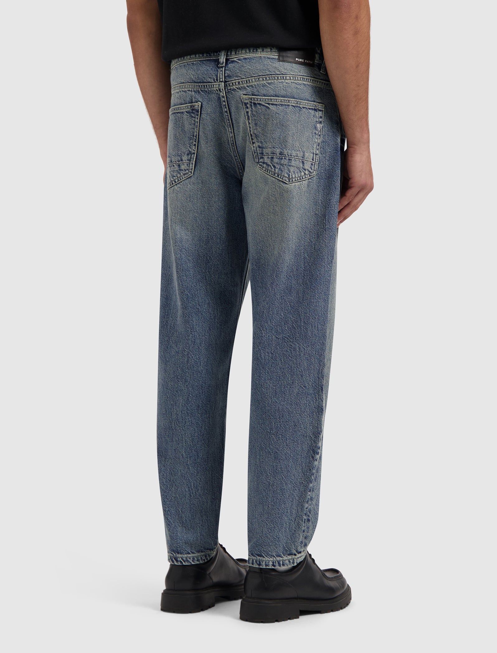 The Aiden Loose Fit Jeans | Denim Blue Green