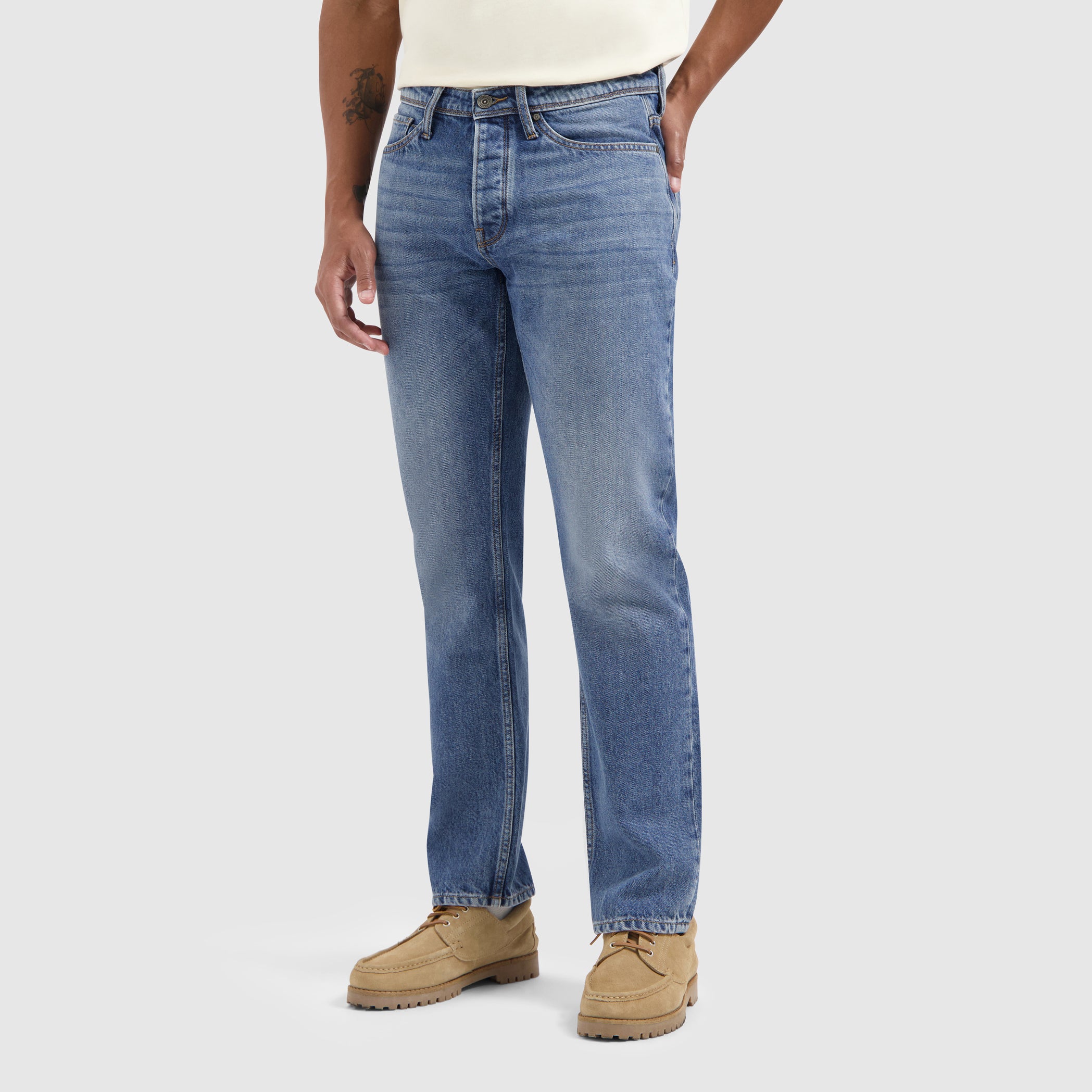 The Eric Regular Fit Jeans | Denim Mid Blue