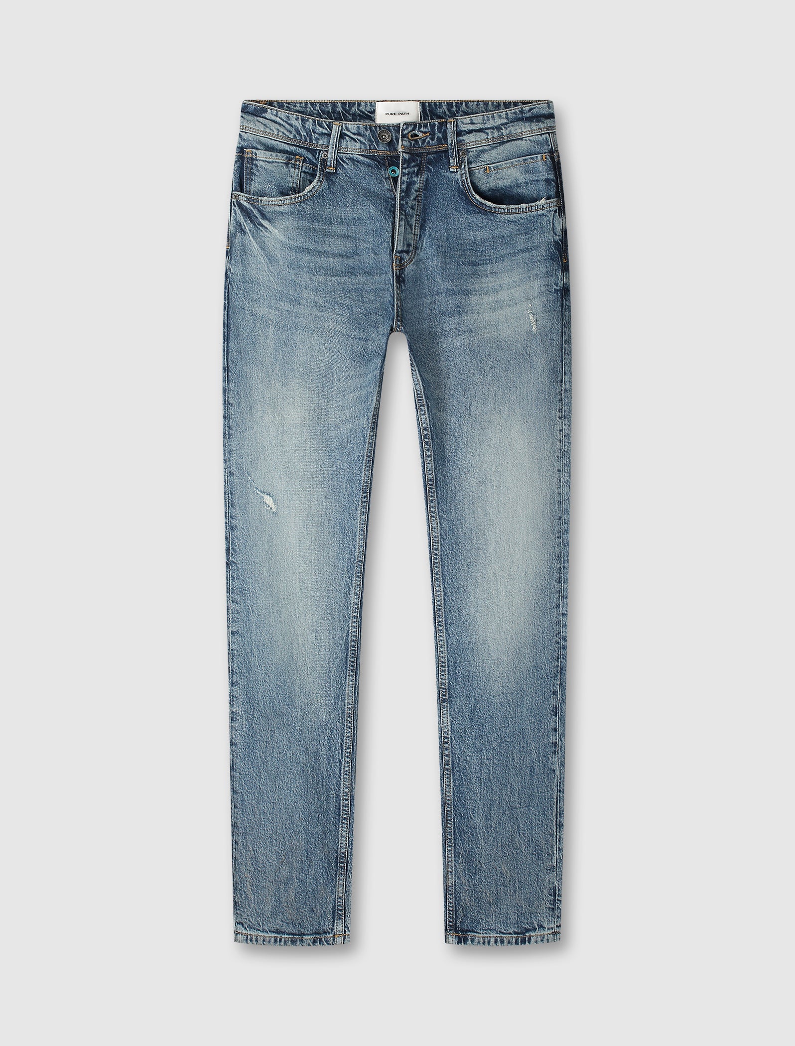 The Ryan Slim Fit Jeans | Denim Blue Green