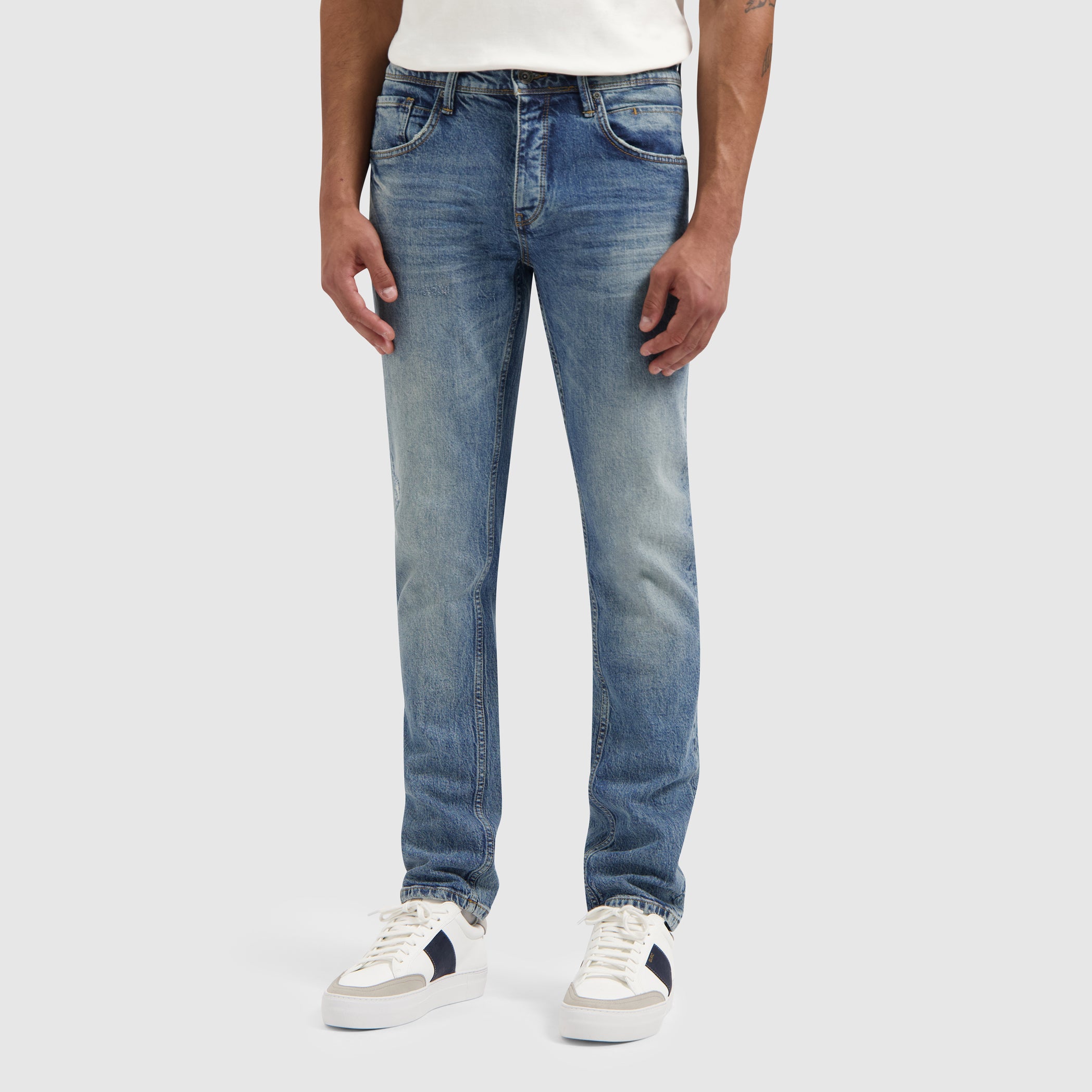 The Ryan Slim Fit Jeans | Denim Blue Green