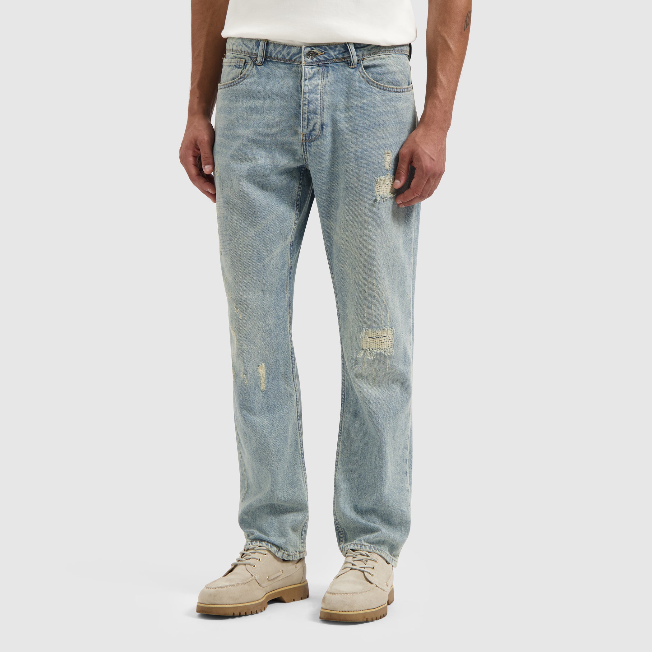 The Eric Regular Fit Jeans | Denim Blue Green