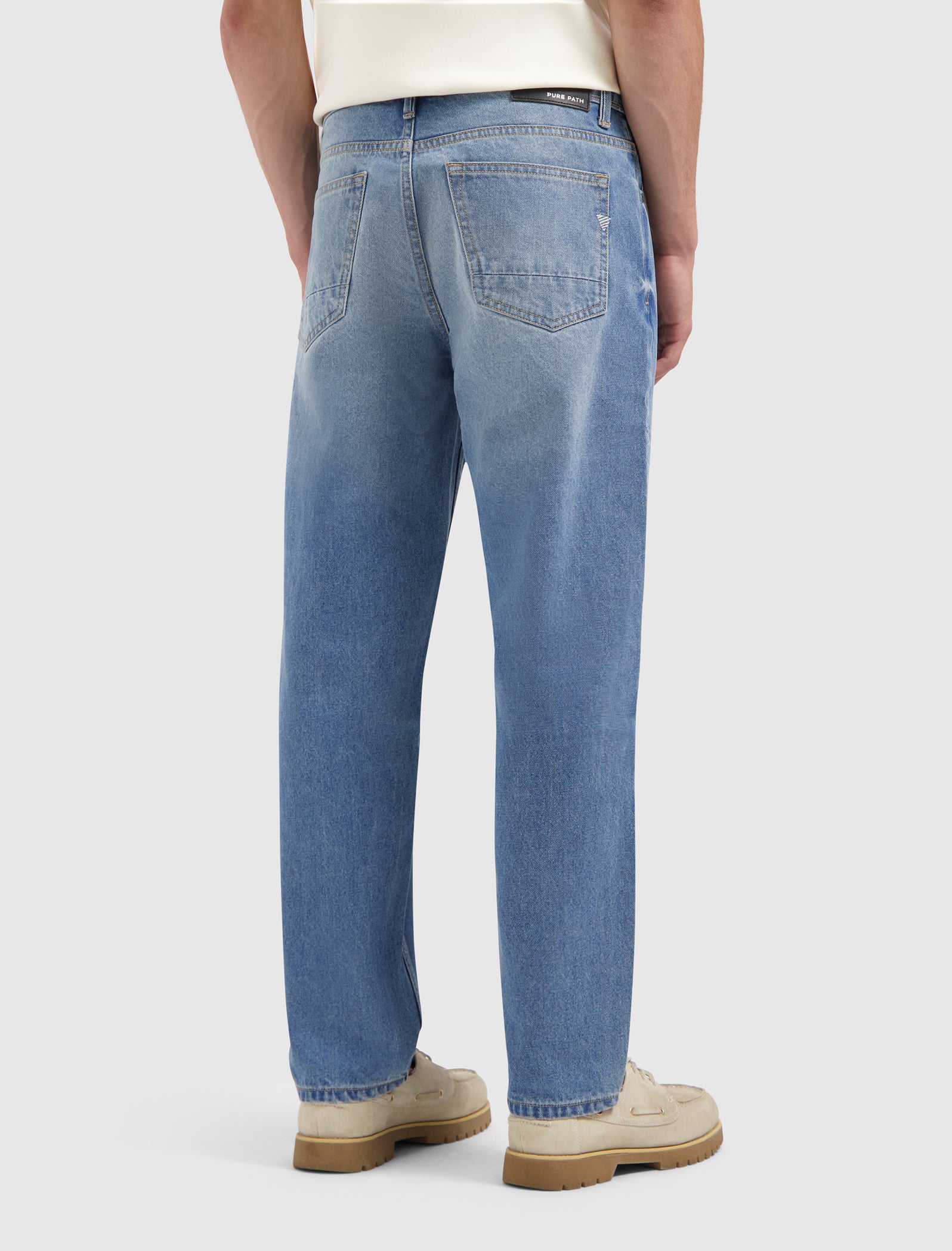 The Aiden Loose Fit Jeans | Denim Mid Blue