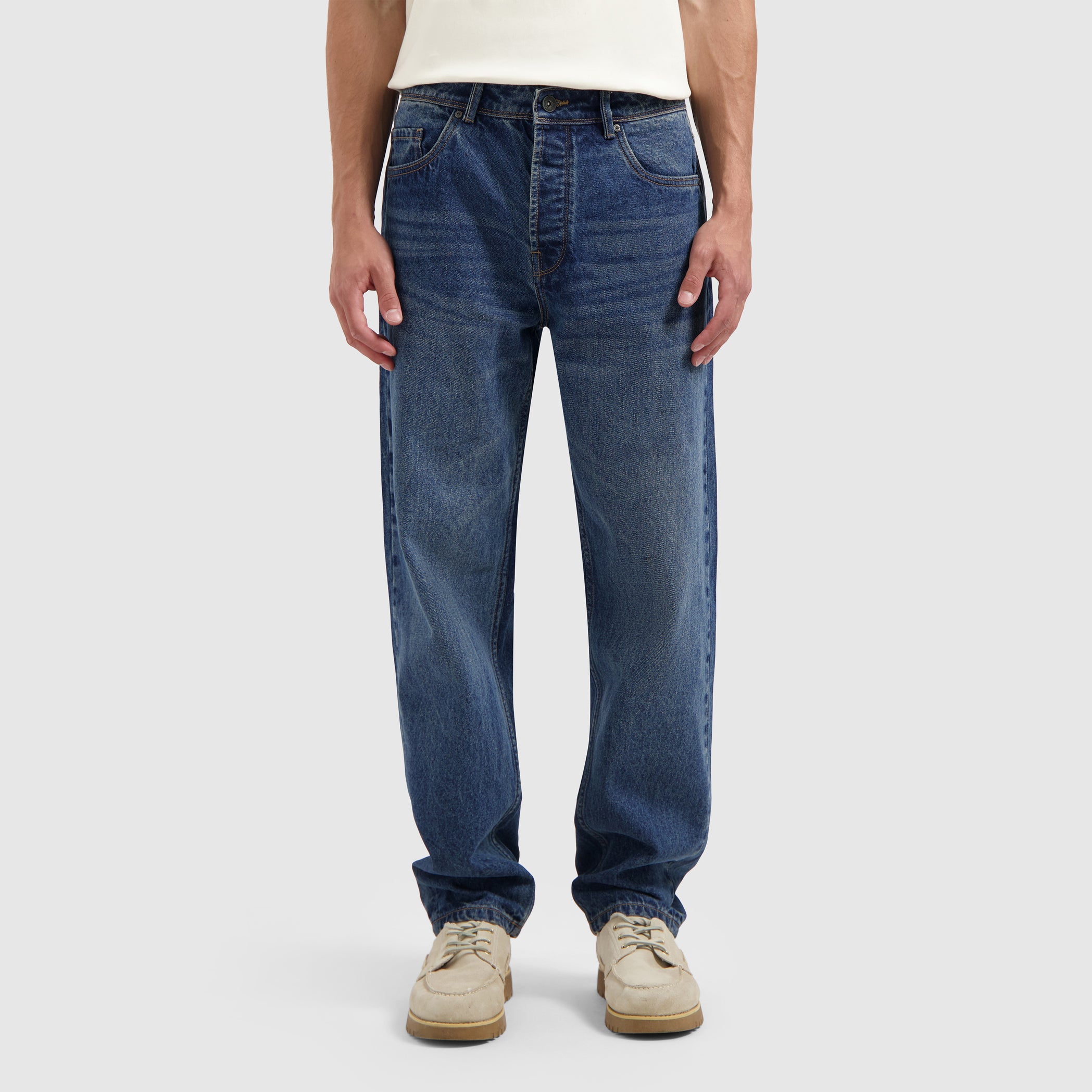 The Aiden Loose Fit Jeans | Denim Dark Blue