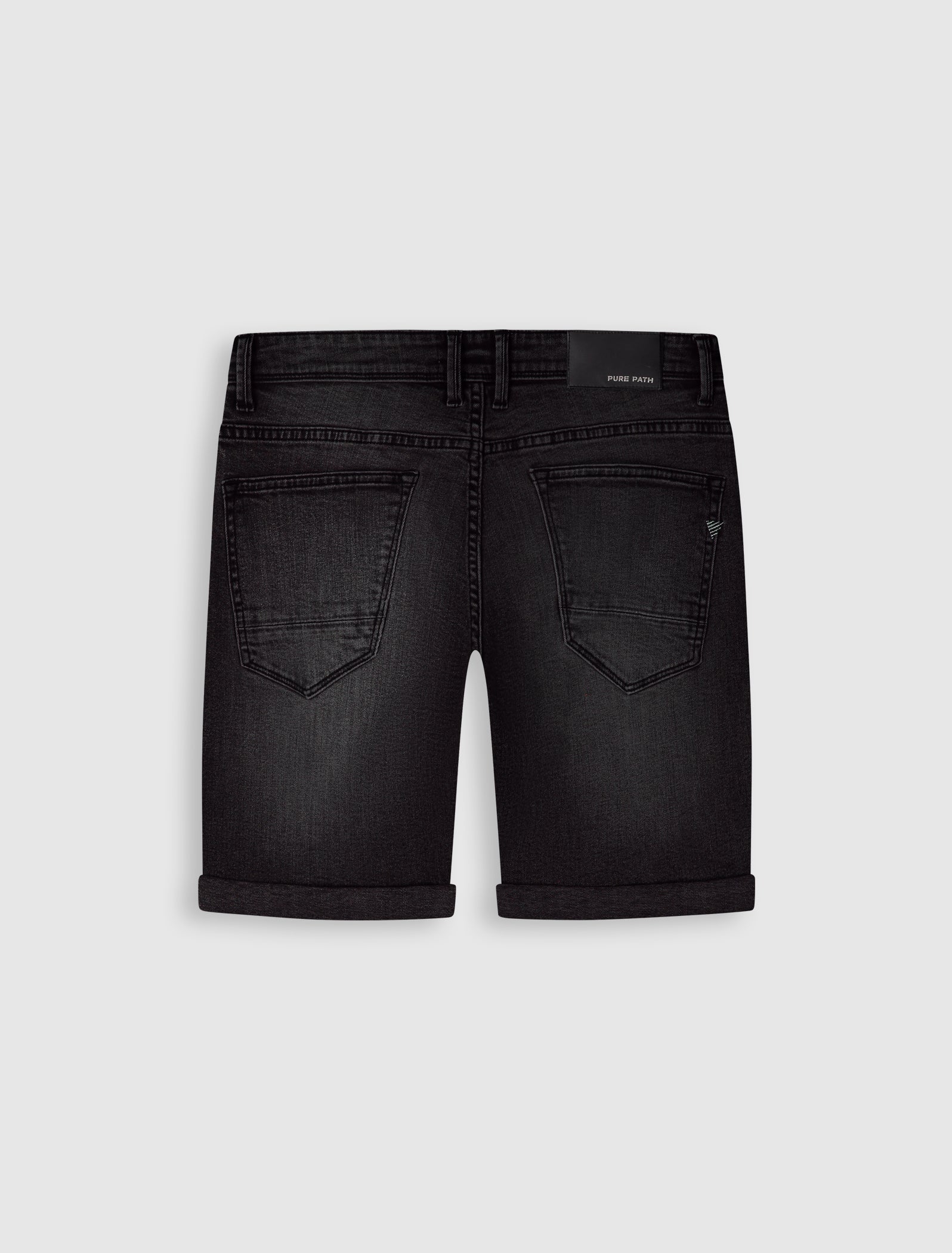 The Steve Skinny Fit Short | Denim Dark Grey