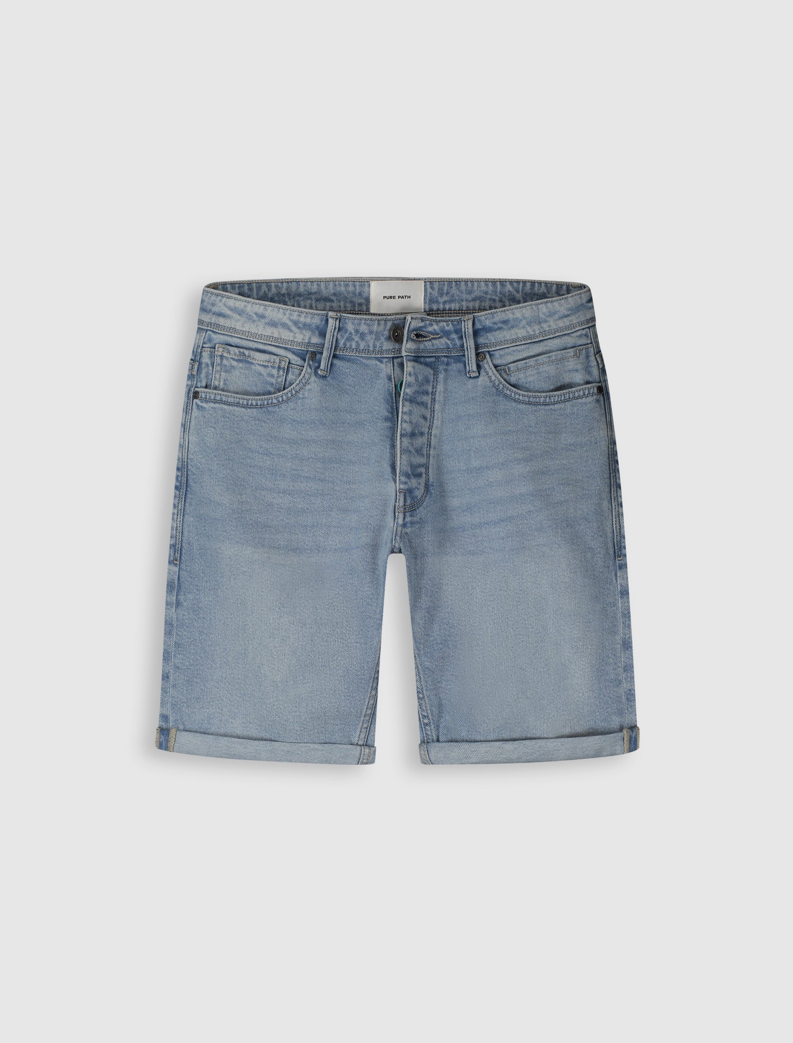 The Miles Slim Fit Short | Denim Light Blue