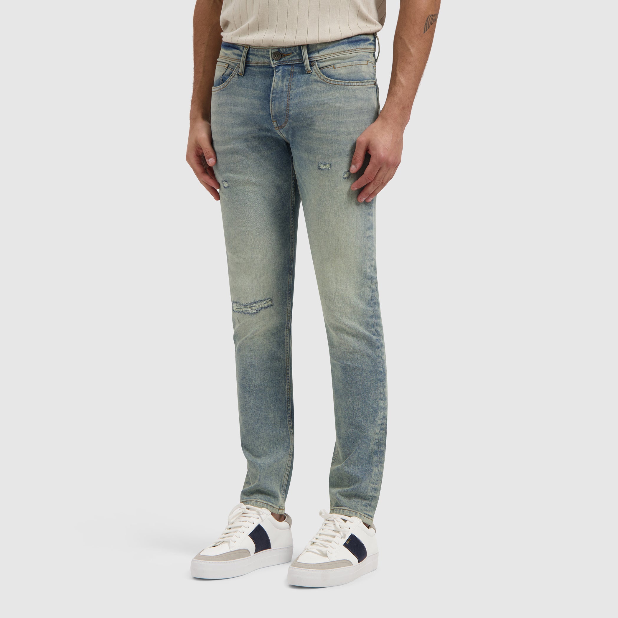 The Jone 2.0 Skinny Fit Jeans | Denim Blue Green