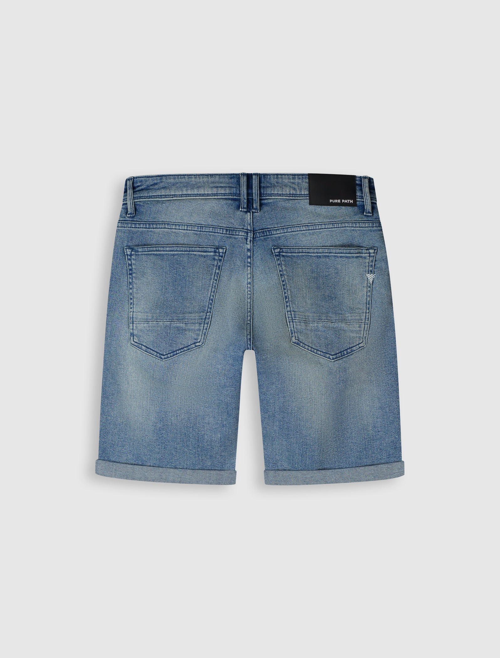 The Miles Slim Fit Short | Denim Mid Blue