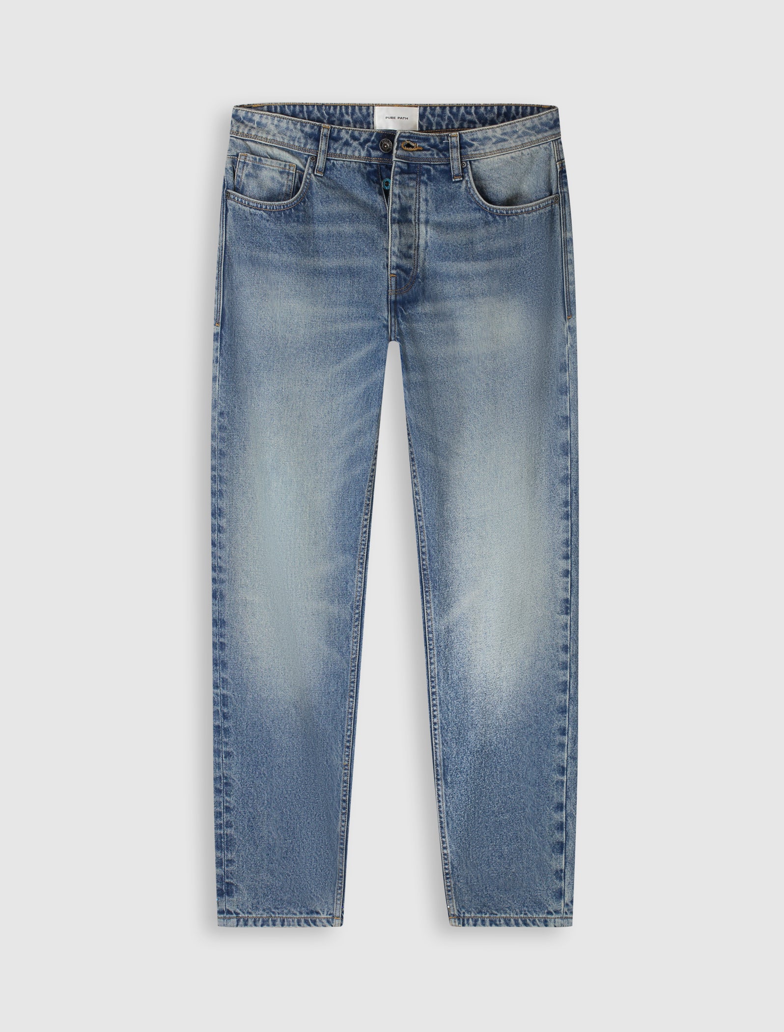 The Aiden Loose Fit Jeans | Denim Blue Green