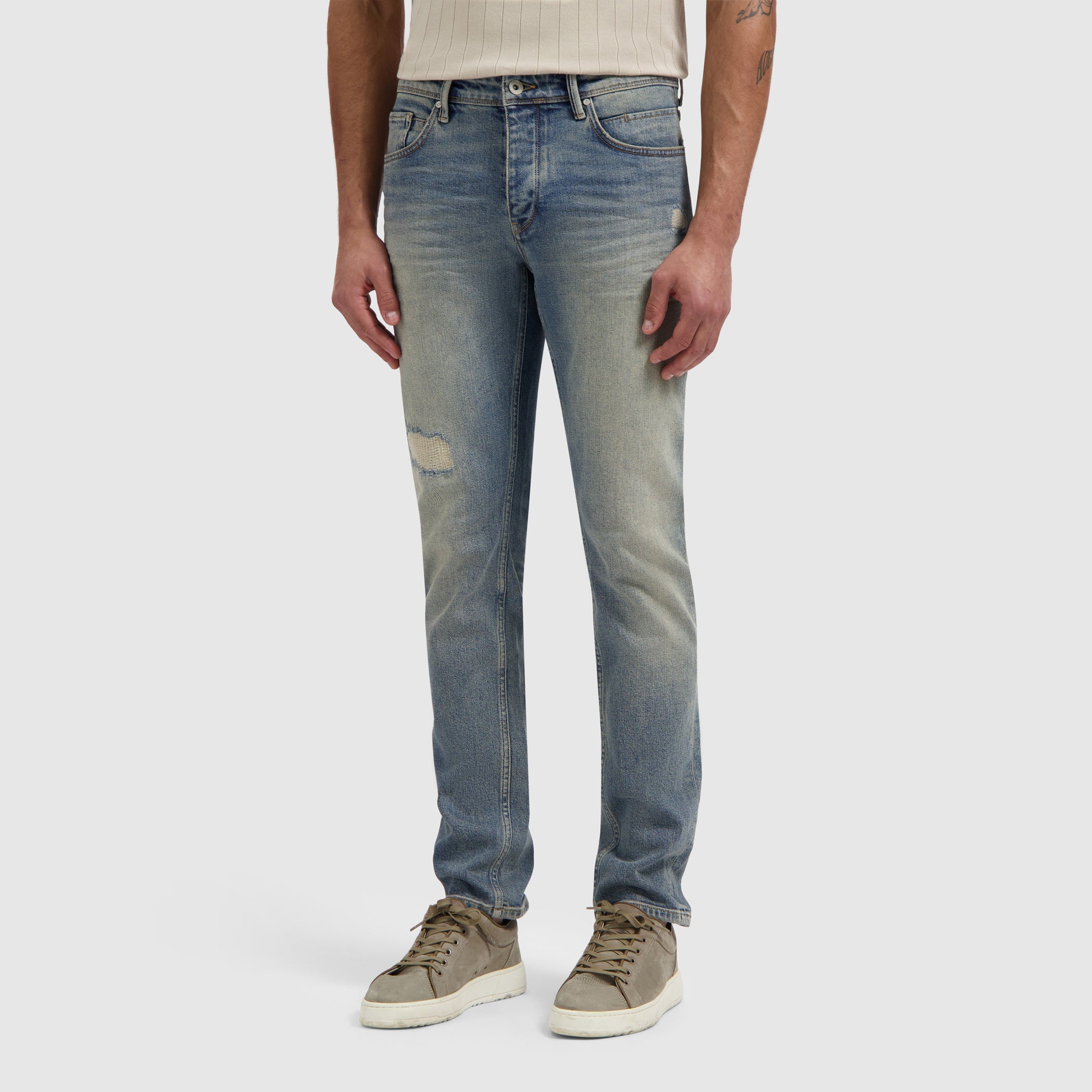 The Ryan Slim Fit Jeans | Denim Blue Green