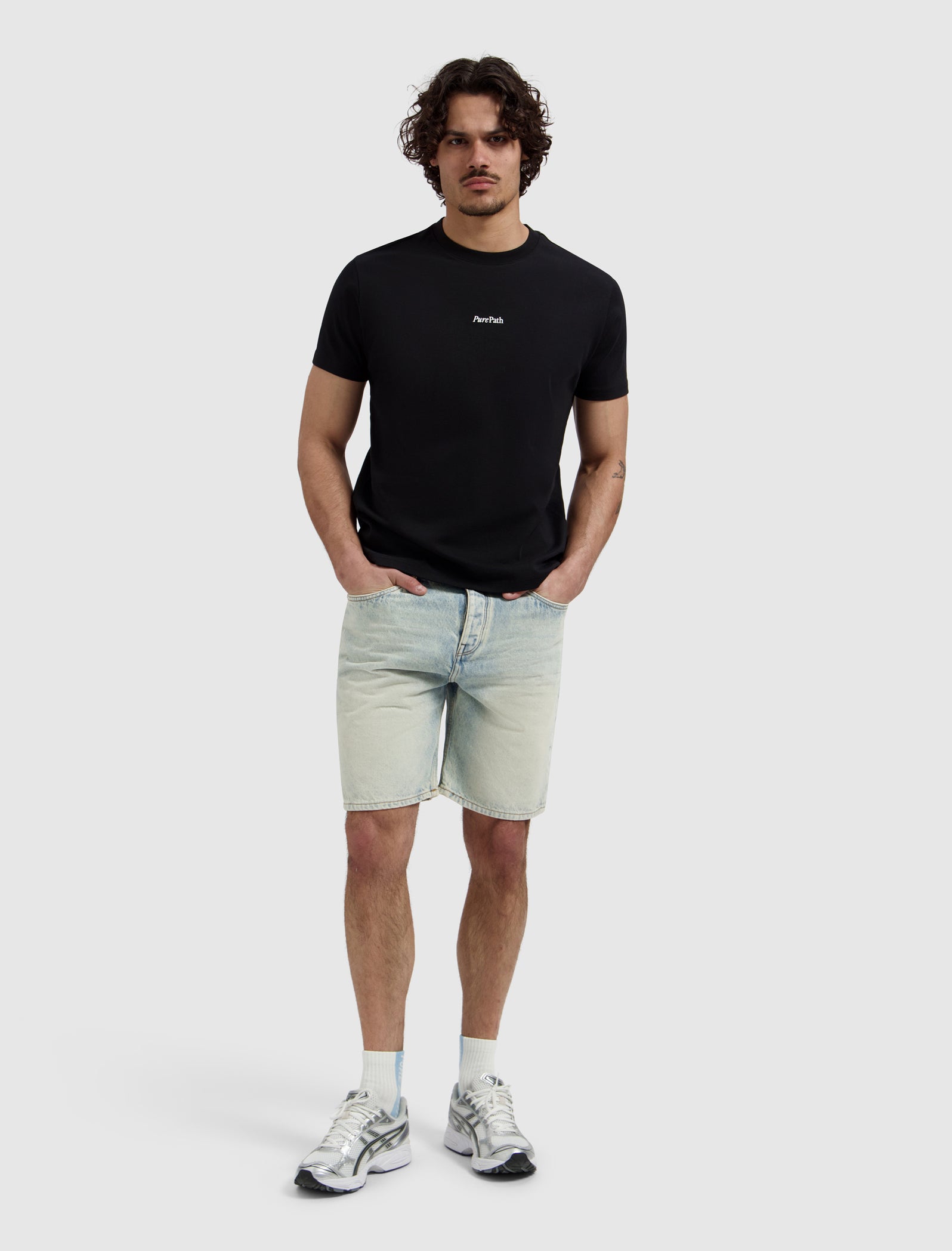 The Owen Regular Fit Short | Denim Blue Green