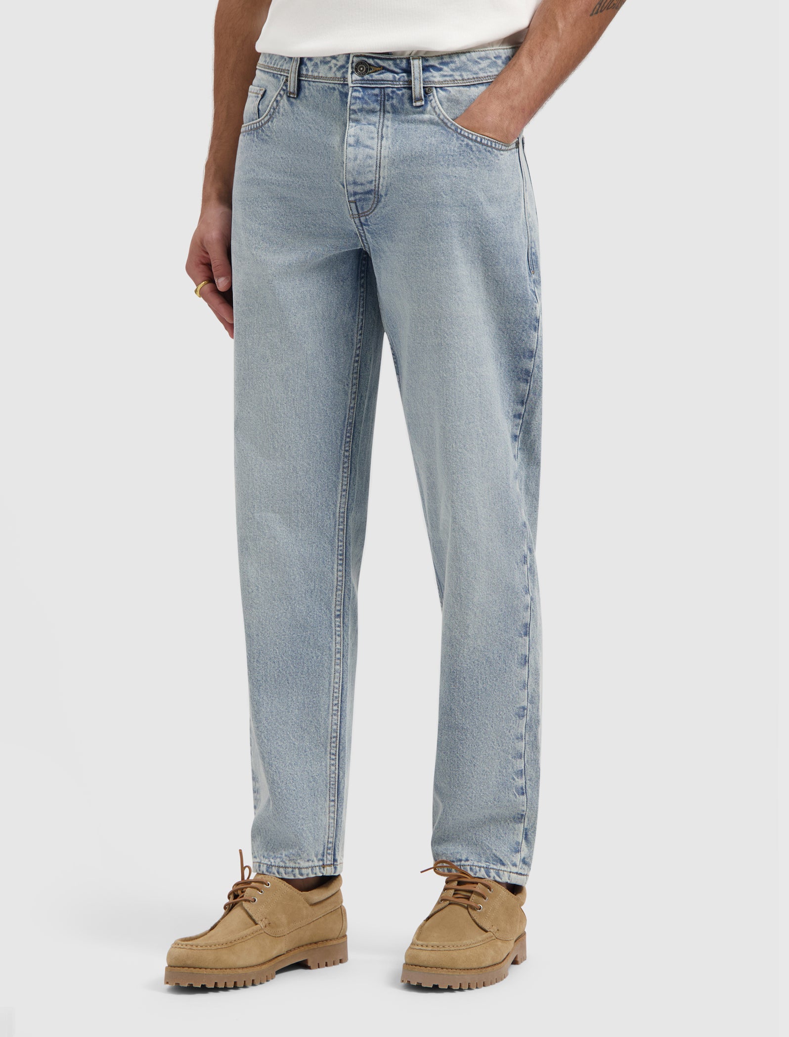 The Aiden Loose Fit Jeans | Denim Light Blue