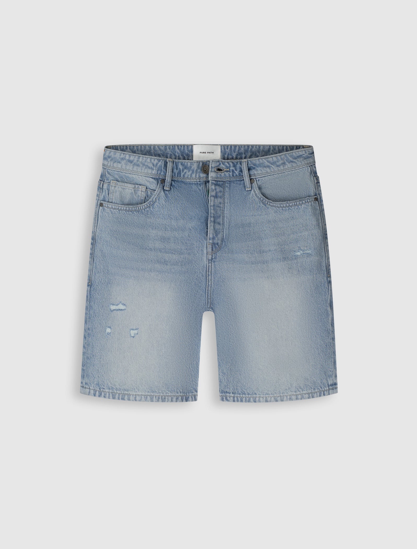 The Owen Regular Fit Short | Denim Light Blue
