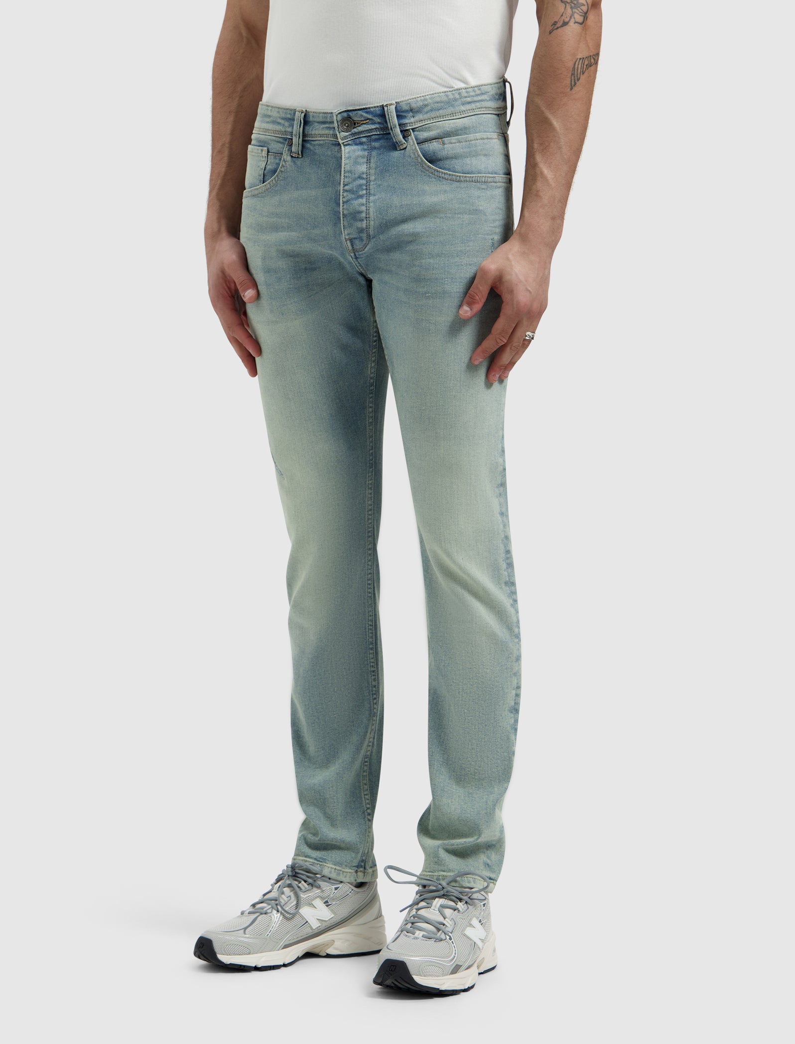 The Ryan Slim Fit Jeans | Denim Blue Green