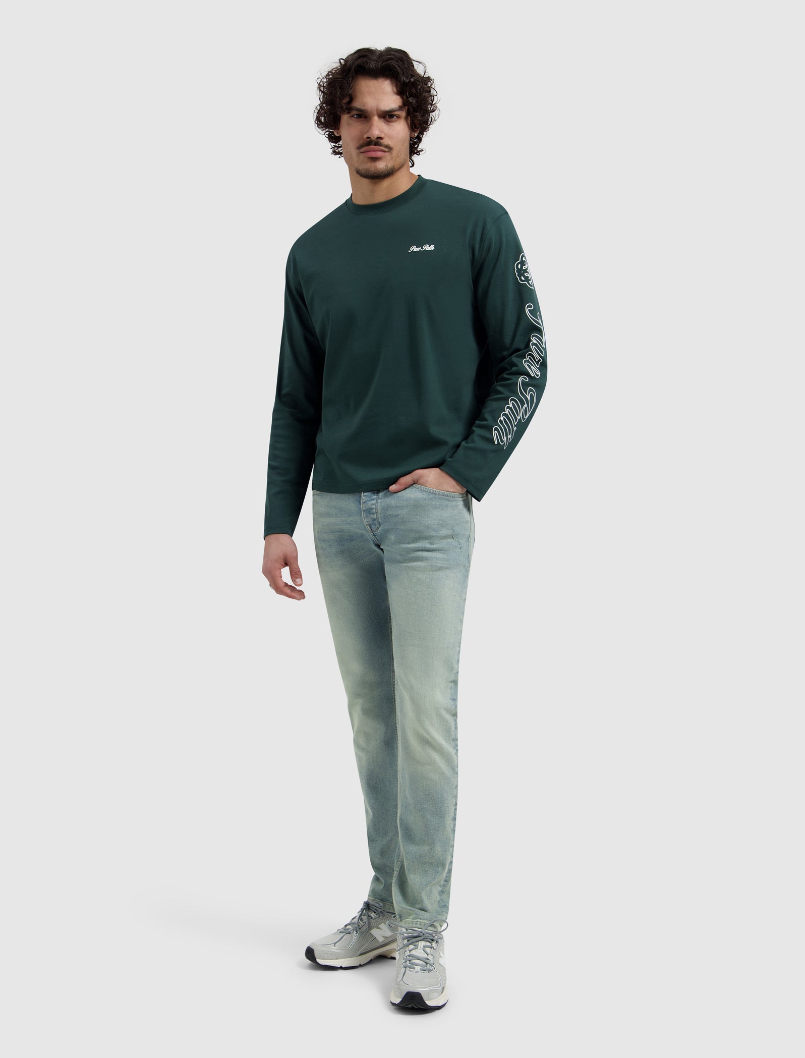 The Ryan Slim Fit Jeans | Denim Blue Green