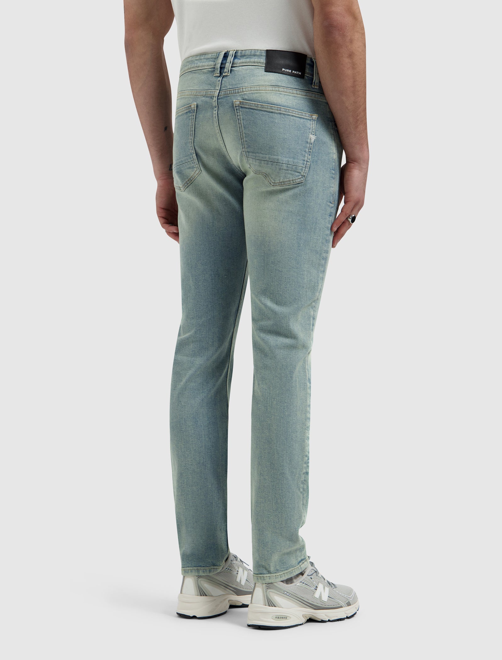 The Ryan Slim Fit Jeans | Denim Blue Green