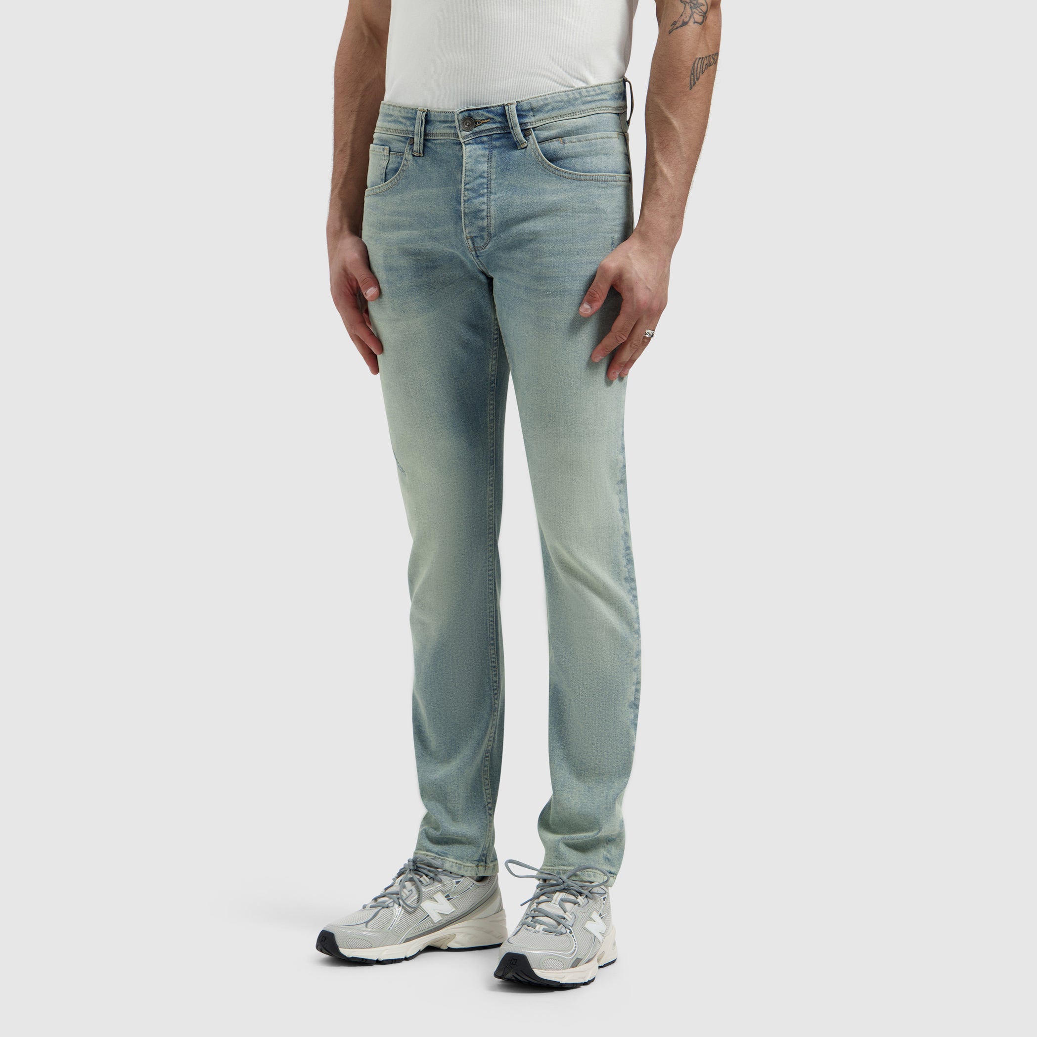 The Ryan Slim Fit Jeans | Denim Blue Green