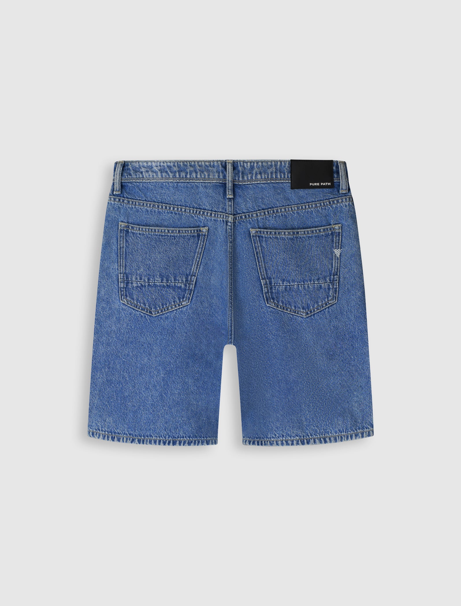 The Owen Regular Fit Short | Denim Mid Blue