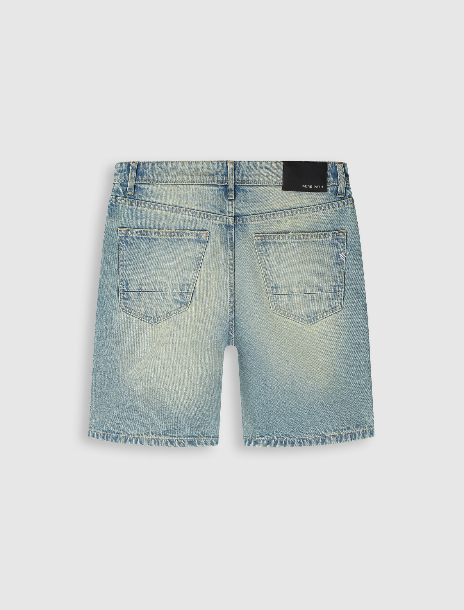 The Owen Regular Fit Short | Denim Blue Green