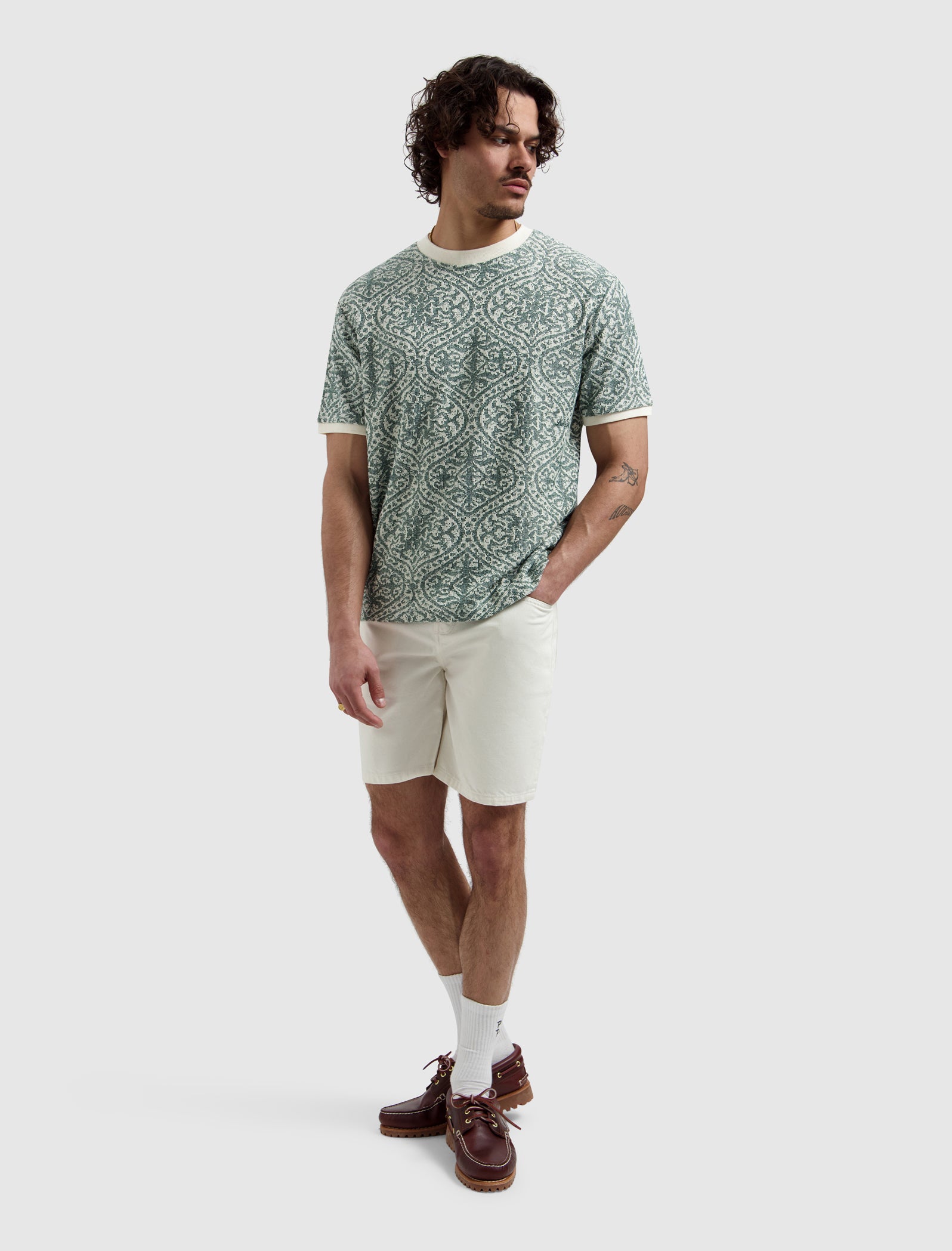 The Owen Regular Fit Short | Ecru
