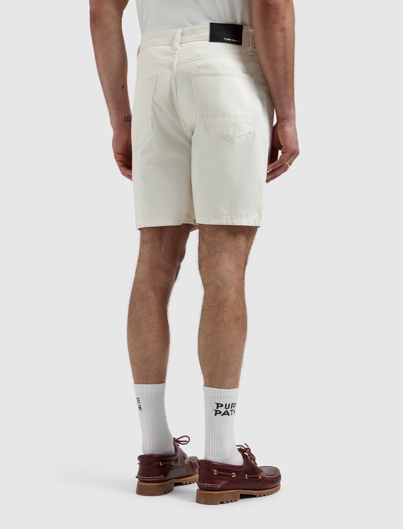 The Owen Regular Fit Short | Ecru