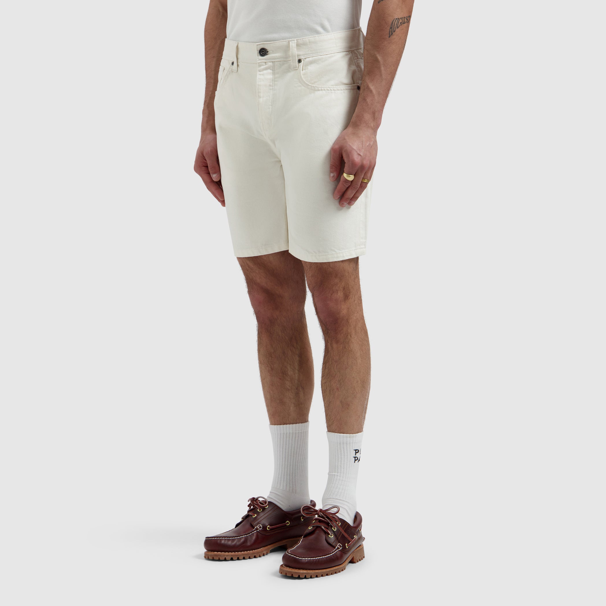 The Owen Regular Fit Short | Ecru