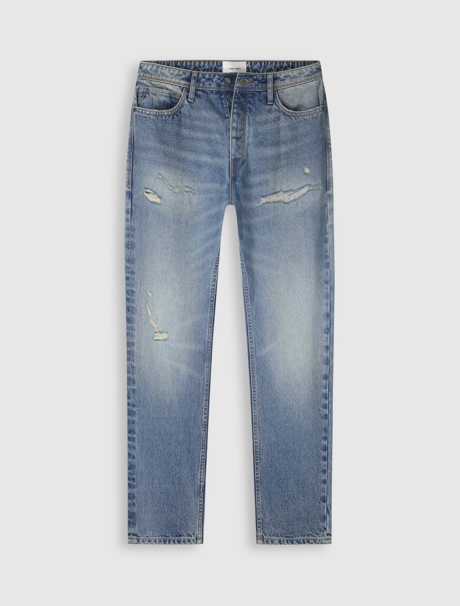 The Eric Regular Fit Jeans | Denim Blue Green