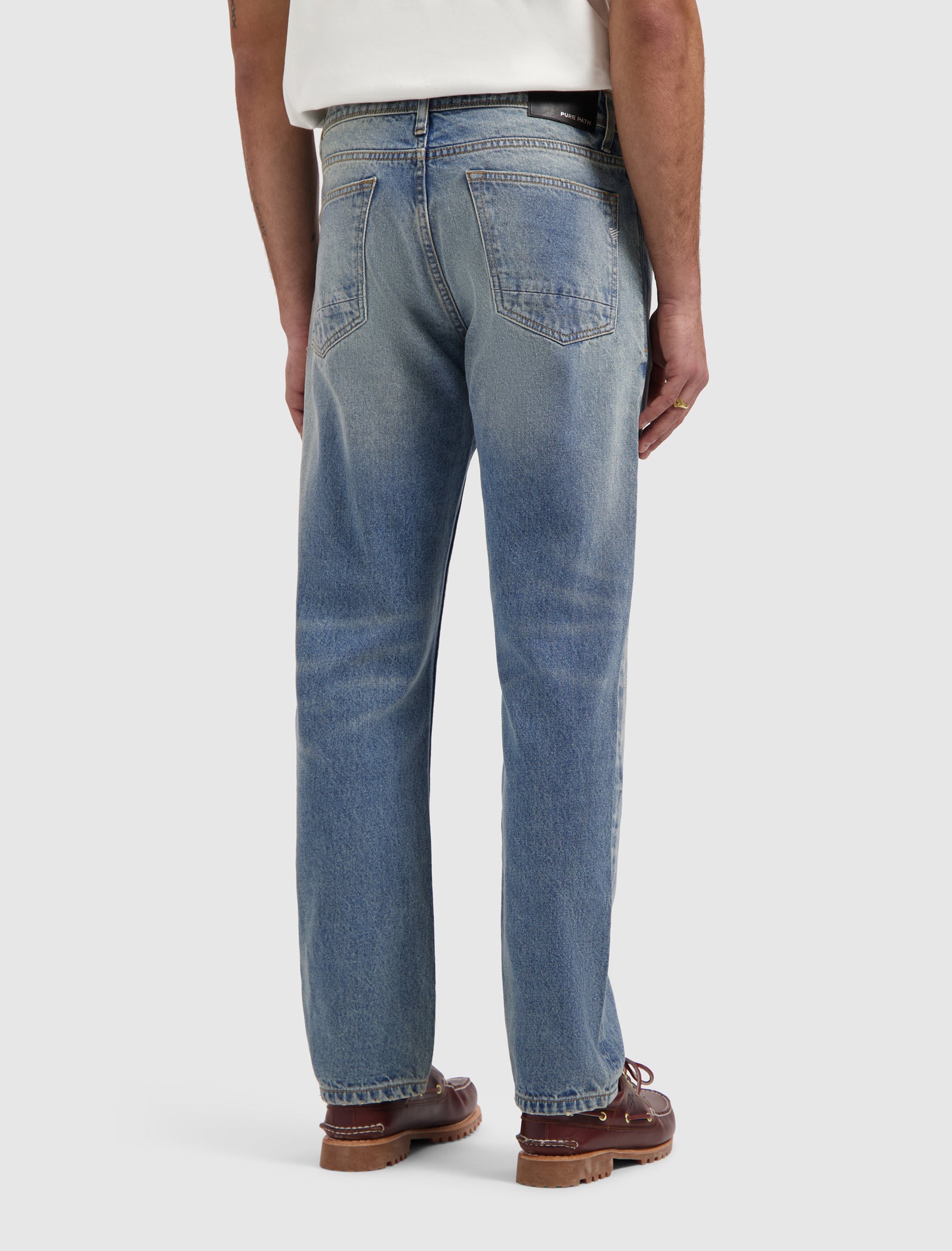 The Eric Regular Fit Jeans | Denim Blue Green