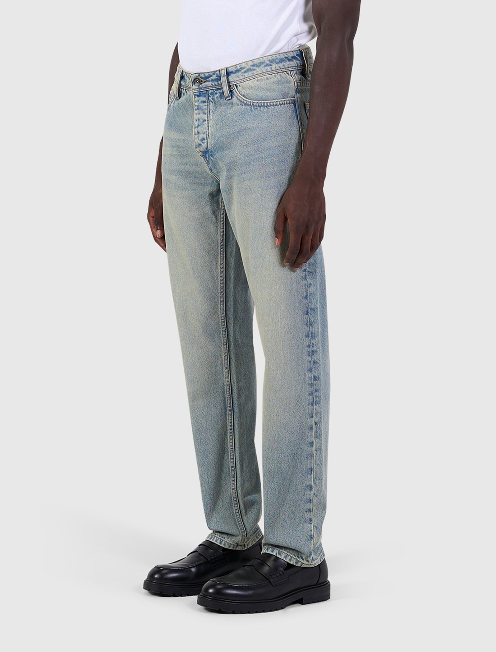 The Eric Regular Fit Jeans | Denim Blue Green