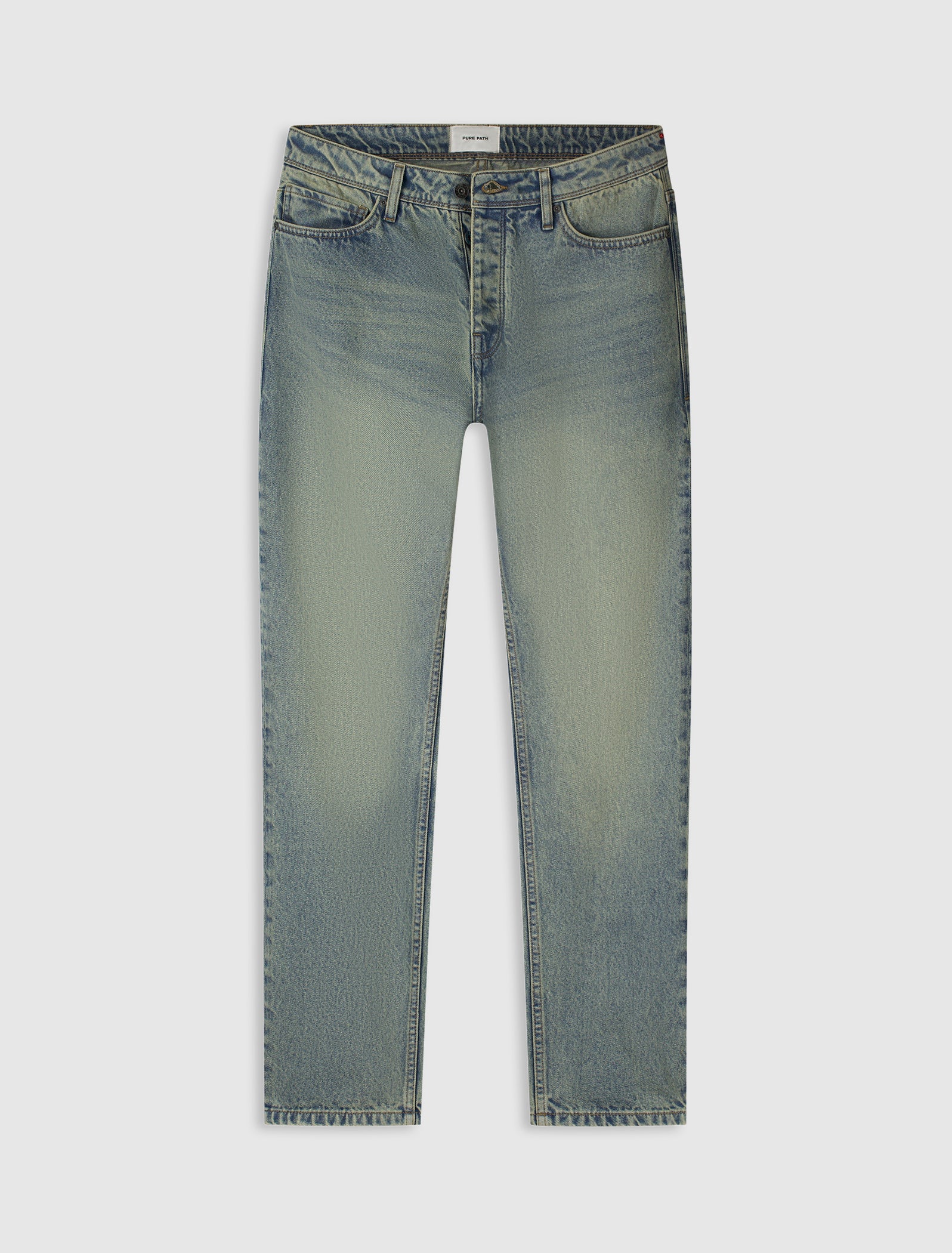 The Eric Regular Fit Jeans | Denim Blue Green