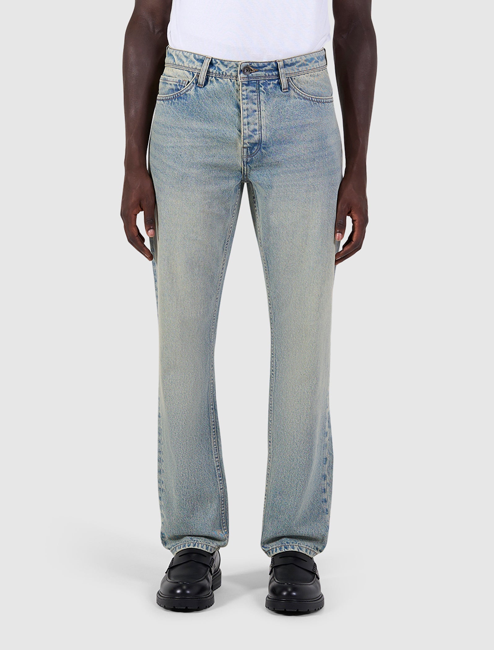 The Eric Regular Fit Jeans | Denim Blue Green