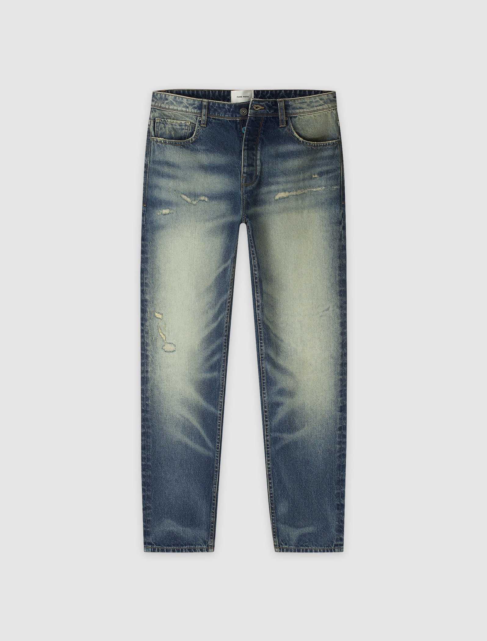 The Aiden Loose Fit Jeans | Denim Blue Green