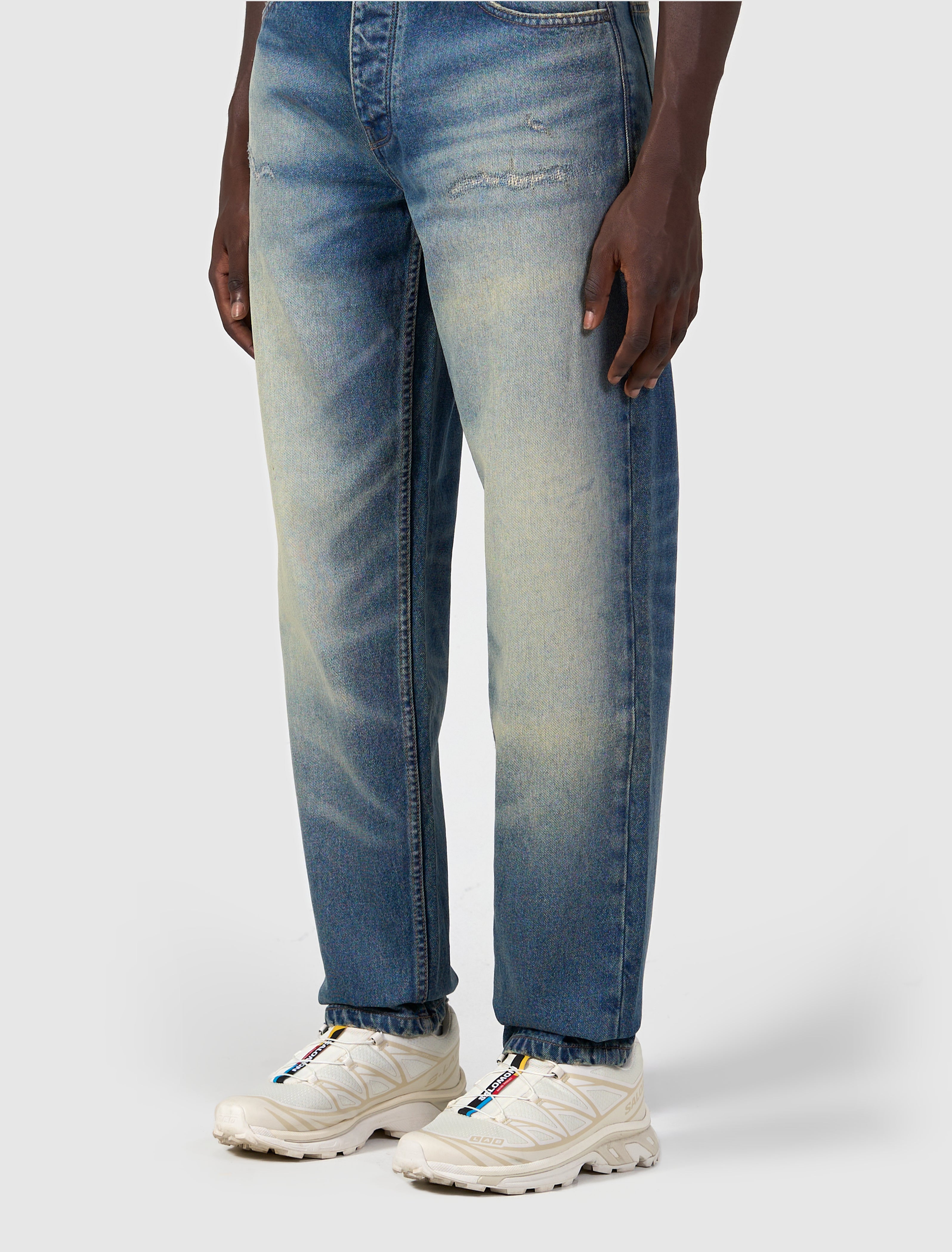 The Aiden Loose Fit Jeans | Denim Blue Green