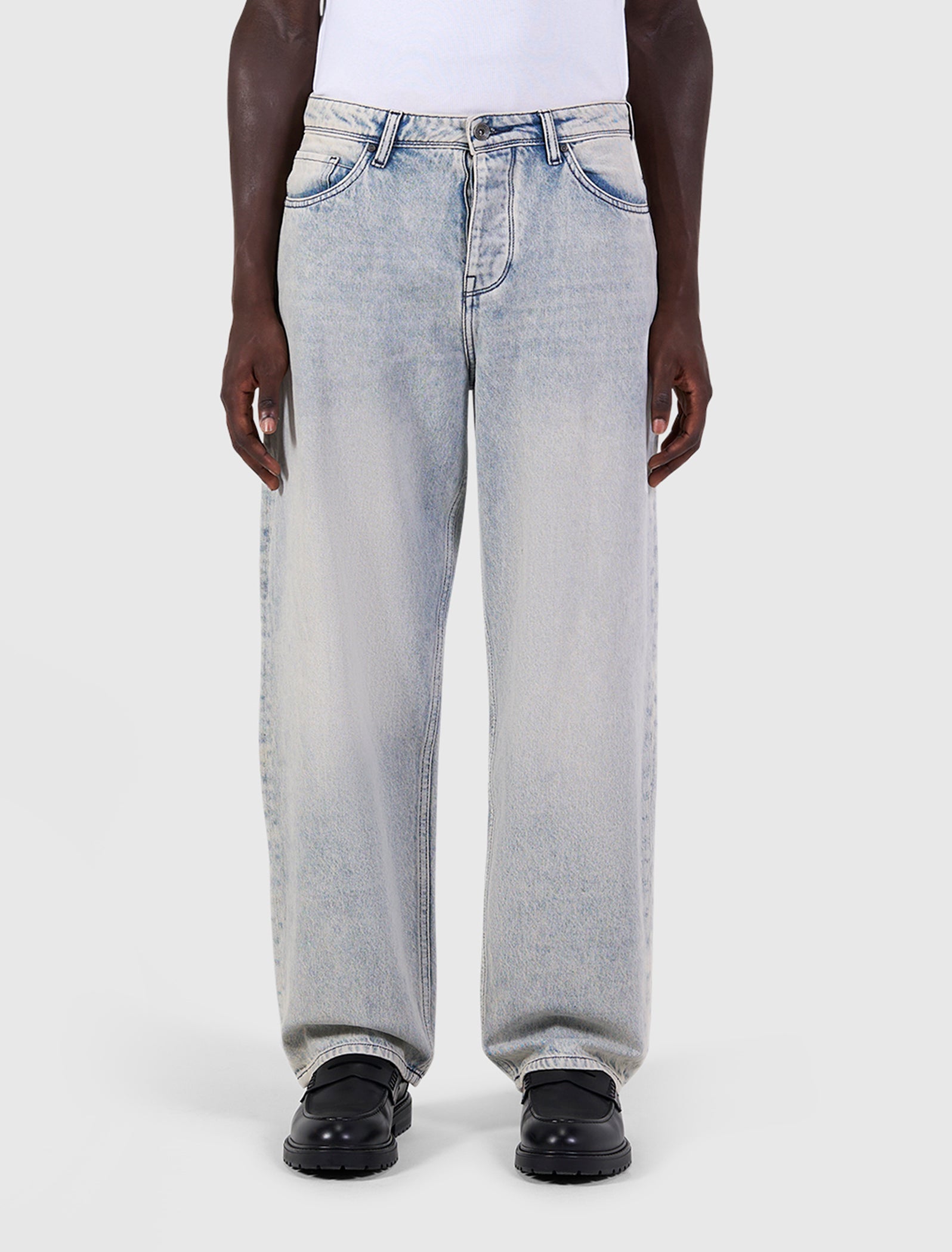 The Chase Loose Fit Jeans | Denim Blue Green