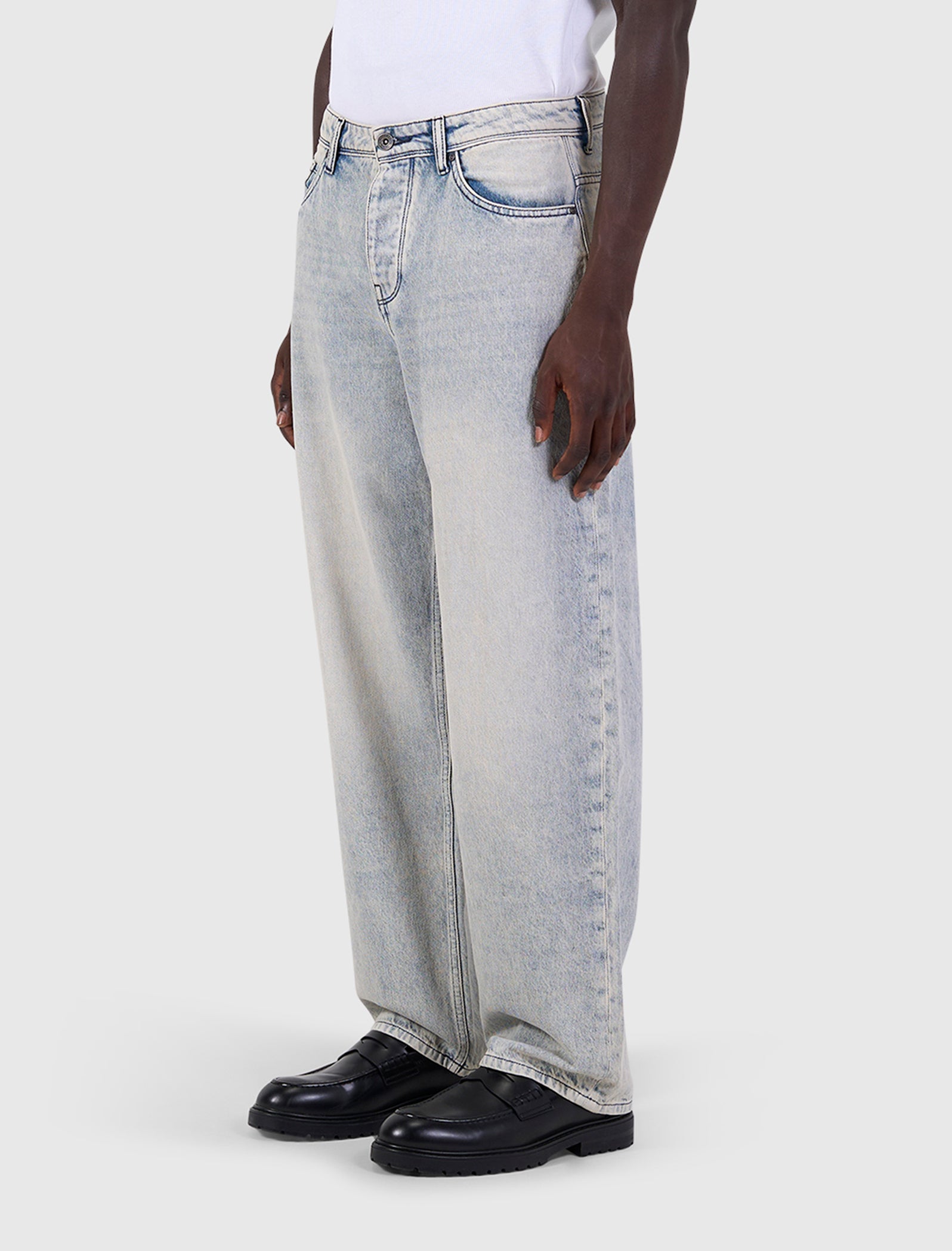 The Chase Loose Fit Jeans | Denim Blue Green