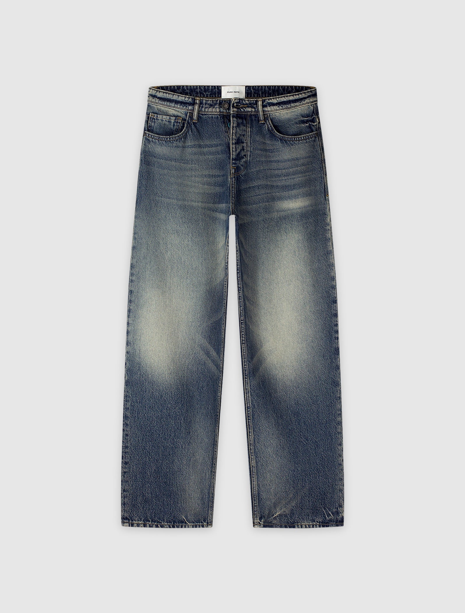 The Chase Loose Fit Jeans | Denim Blue Green