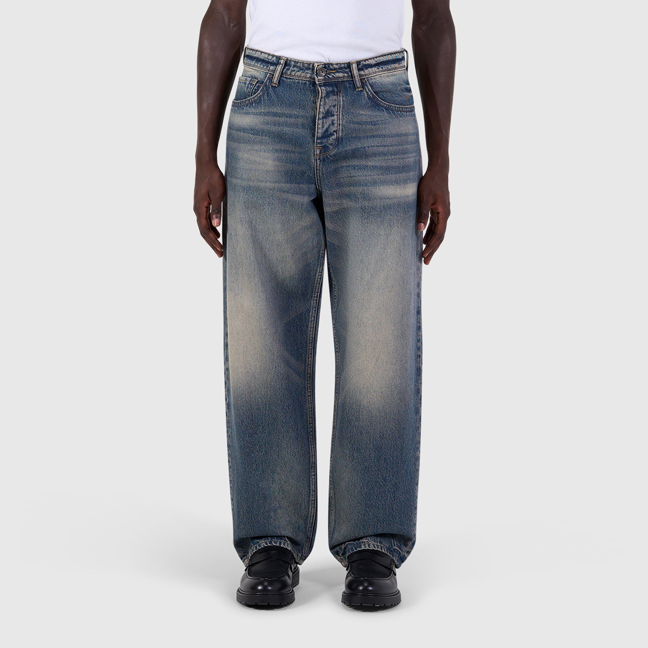 The Chase Loose Fit Jeans | Denim Blue Green