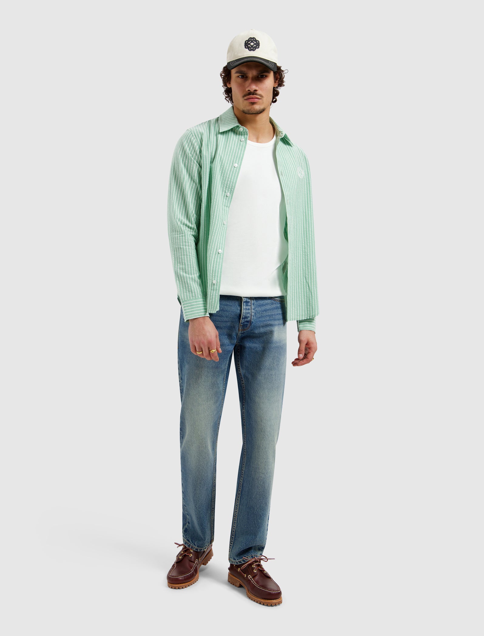 The Eric Regular Fit Jeans | Denim Blue Green