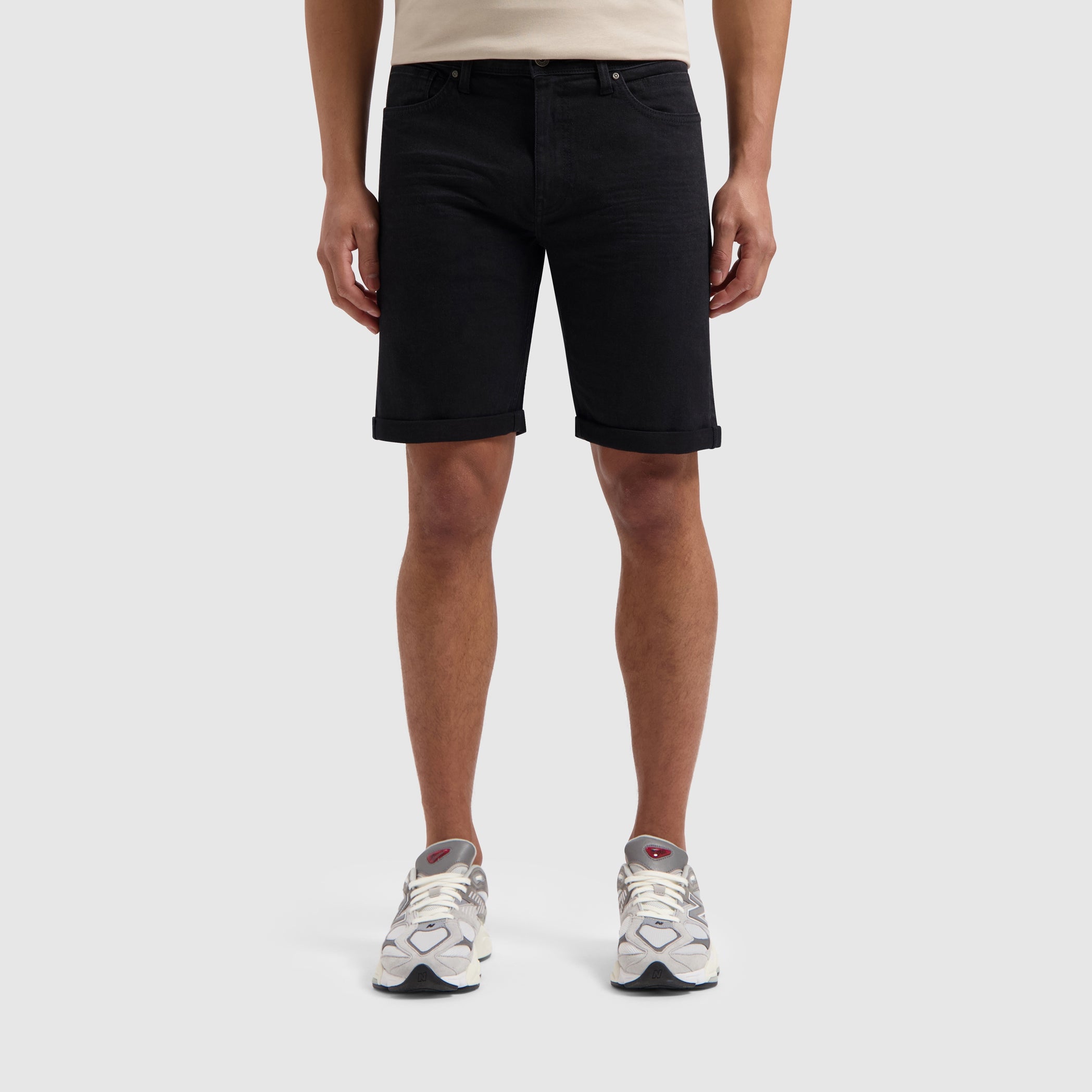 The Miles Slim fit shorts | Denim Dark Grey