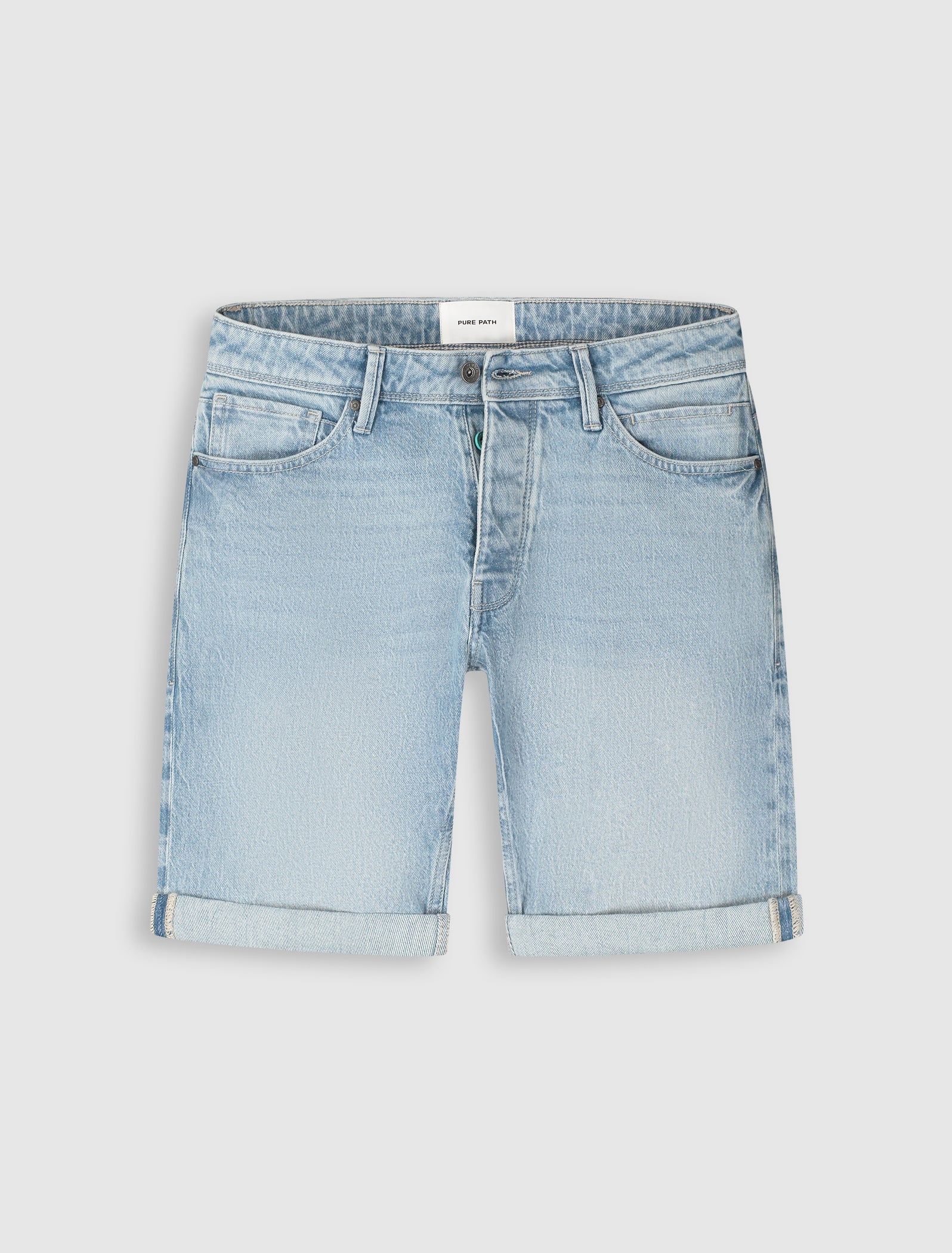 The Miles Slim Fit Short | Denim Light Blue