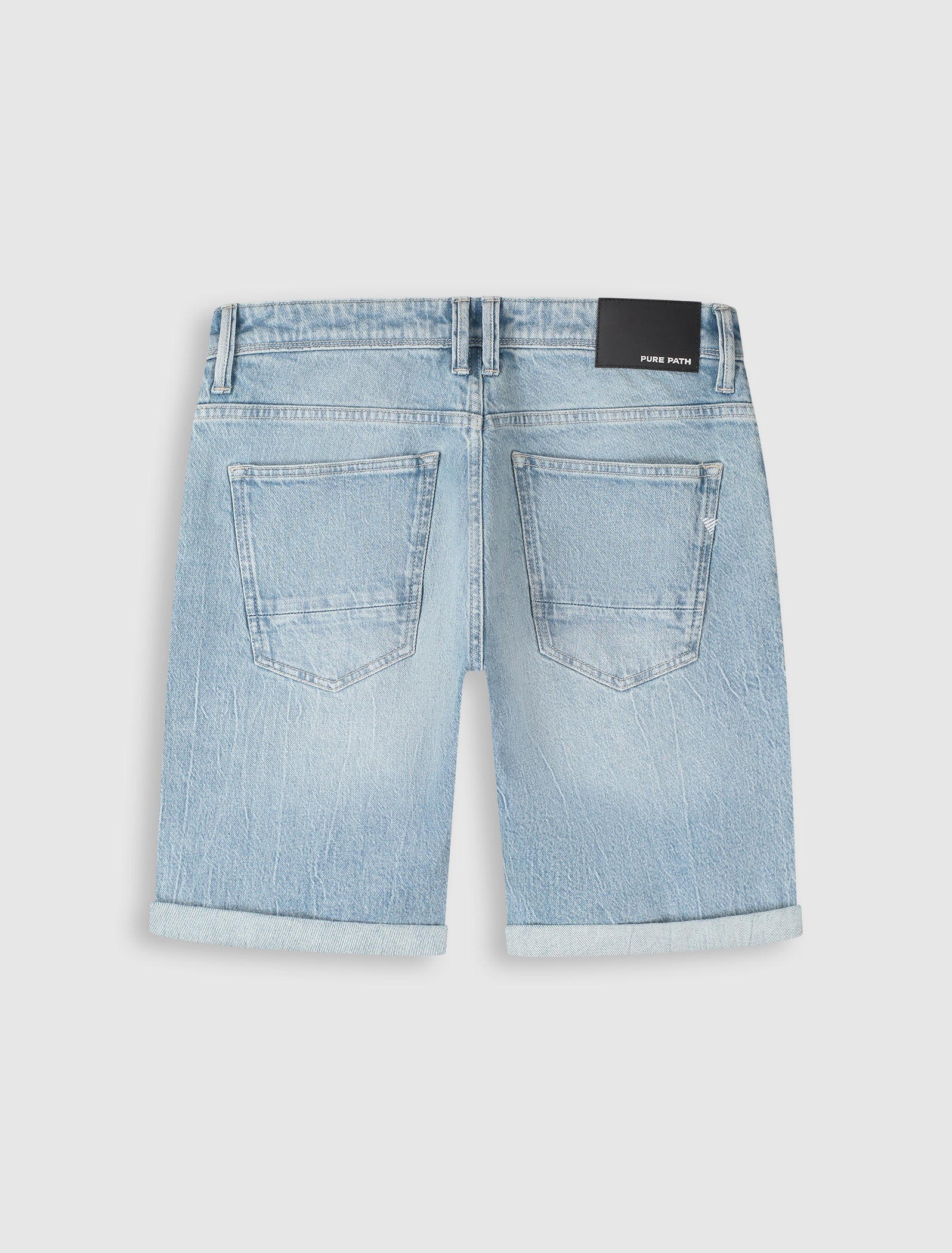 The Miles Slim Fit Short | Denim Light Blue