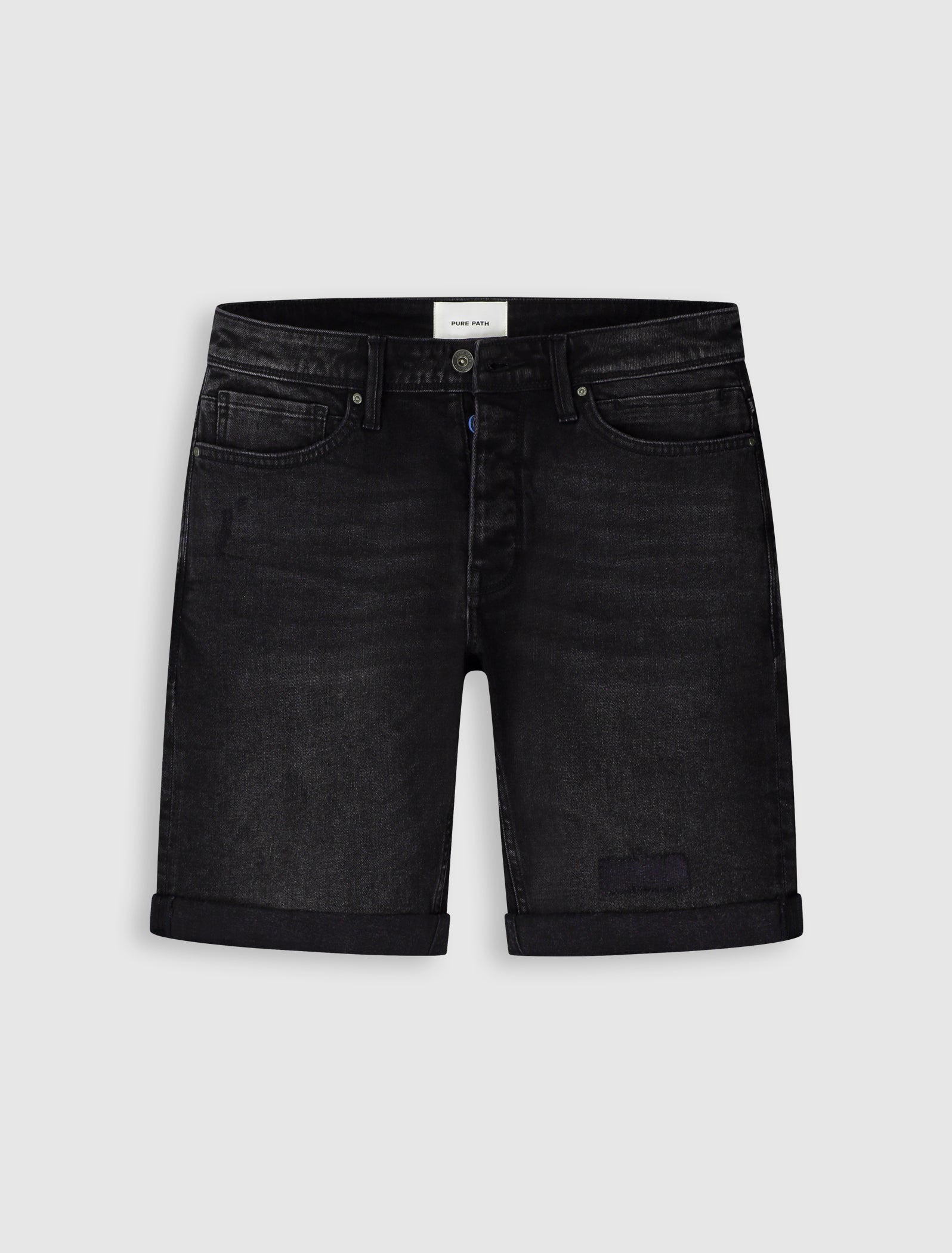 The Miles Slim Fit Short | Denim Dark Grey