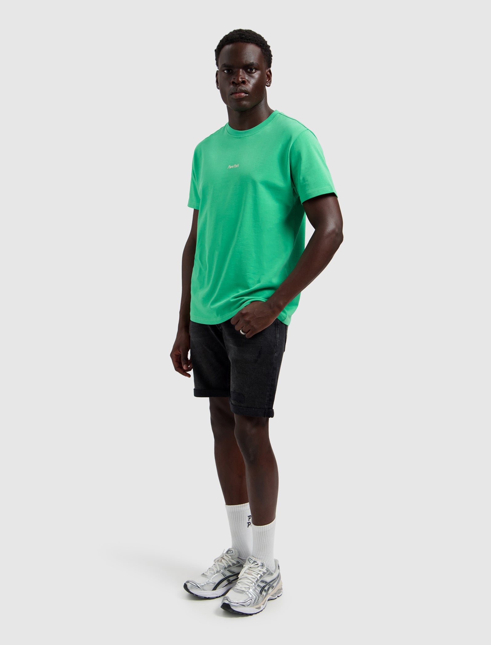 The Miles Slim Fit Short | Denim Dark Grey