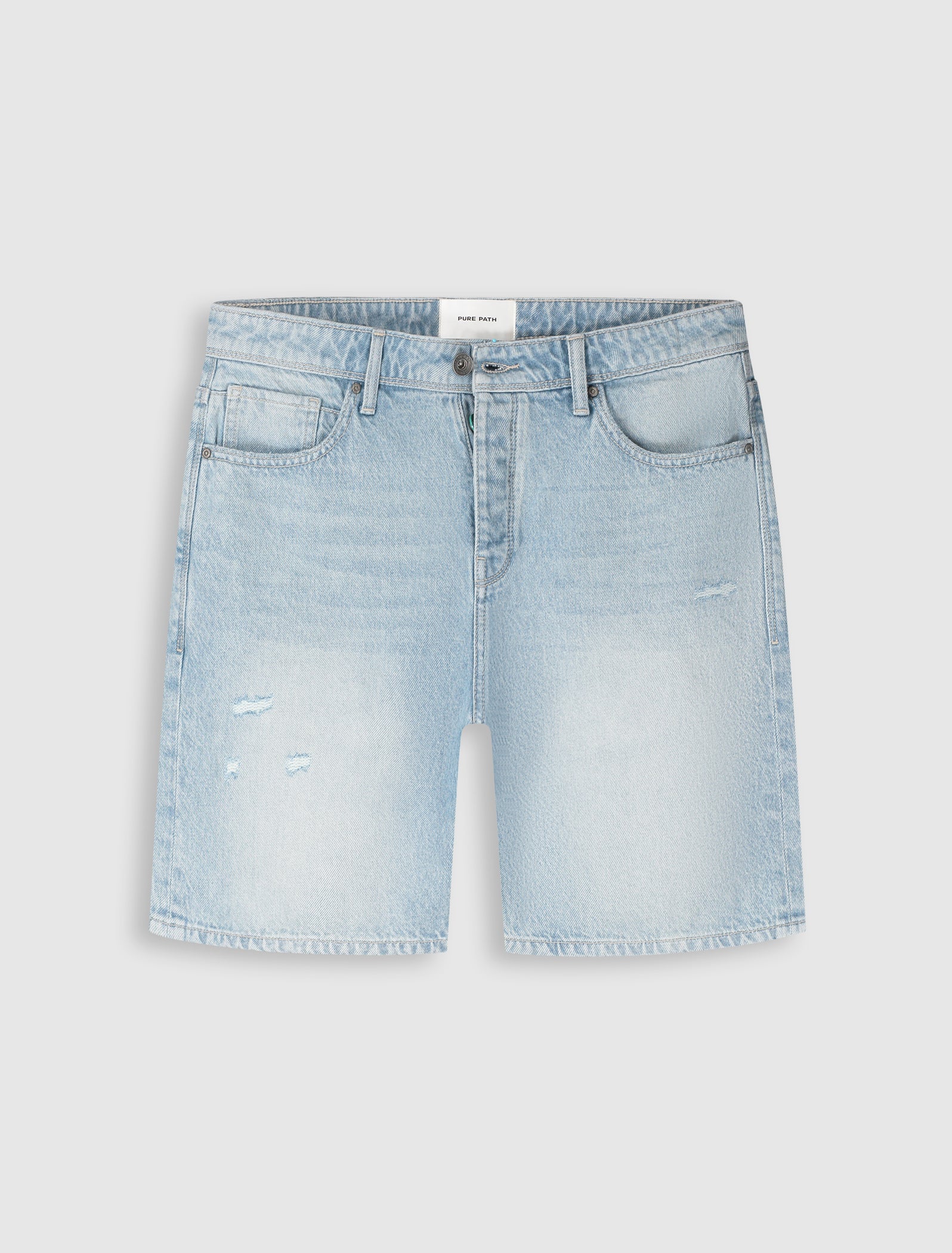 The Owen Regular Fit Short | Denim Light Blue