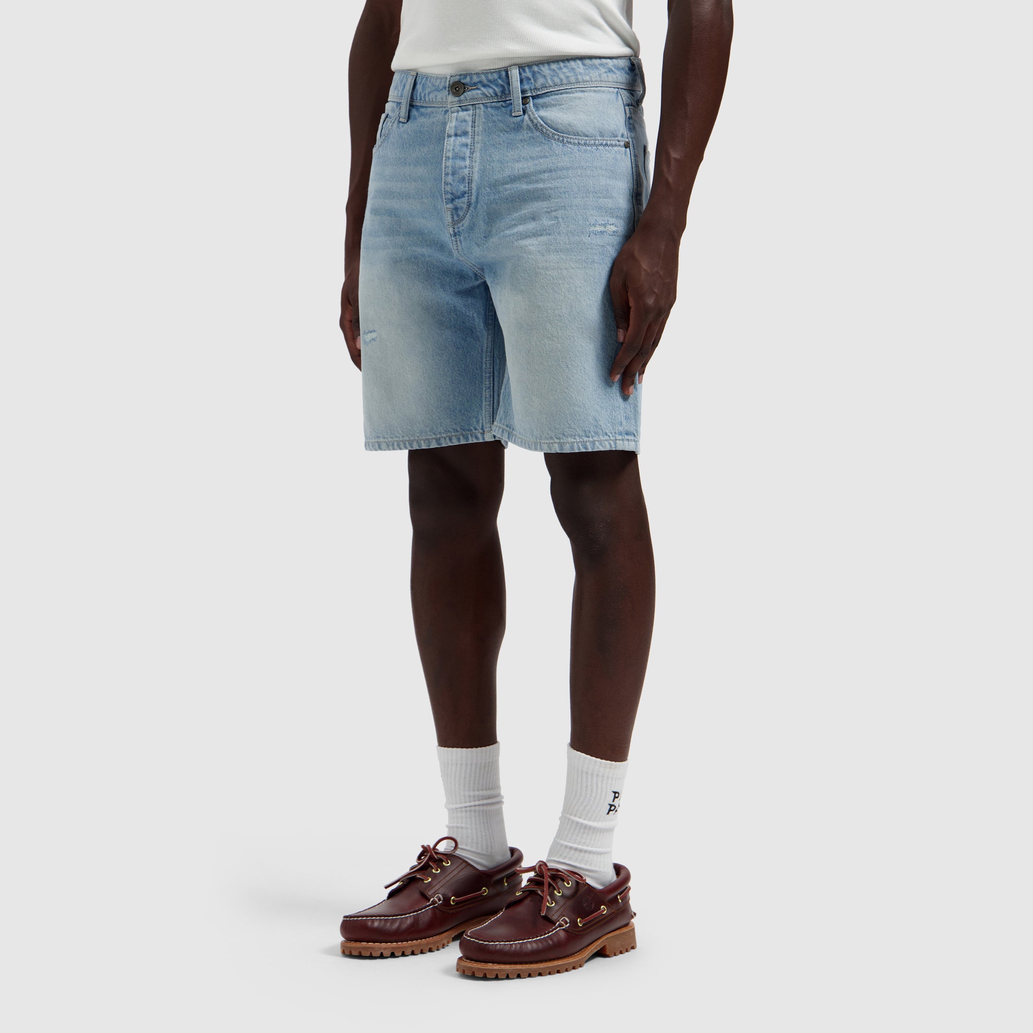 The Owen Regular Fit Short | Denim Light Blue