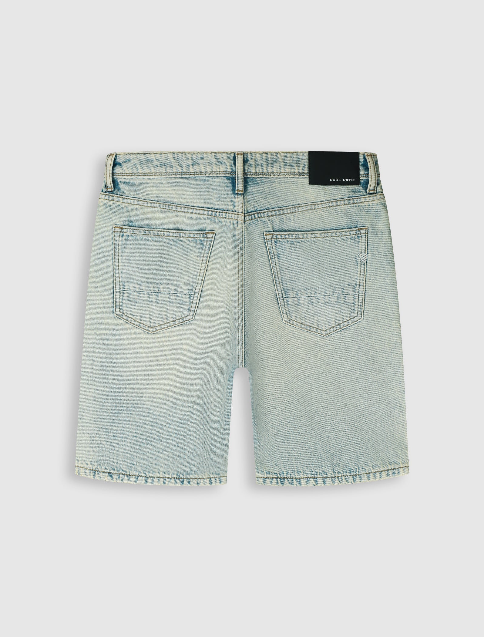 The Owen Regular Fit Short | Denim Blue Green